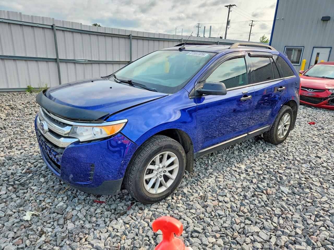 2013 Ford Edge Se Blue vin: 2FMDK3GC3DBA94291