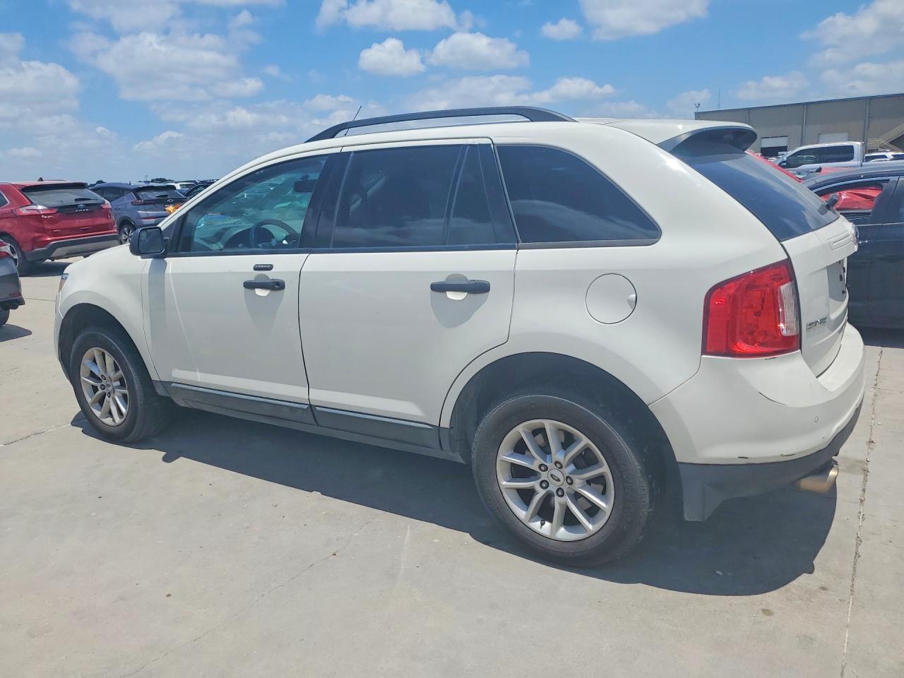 2013 Ford Edge Se White vin: 2FMDK3GC3DBB04172