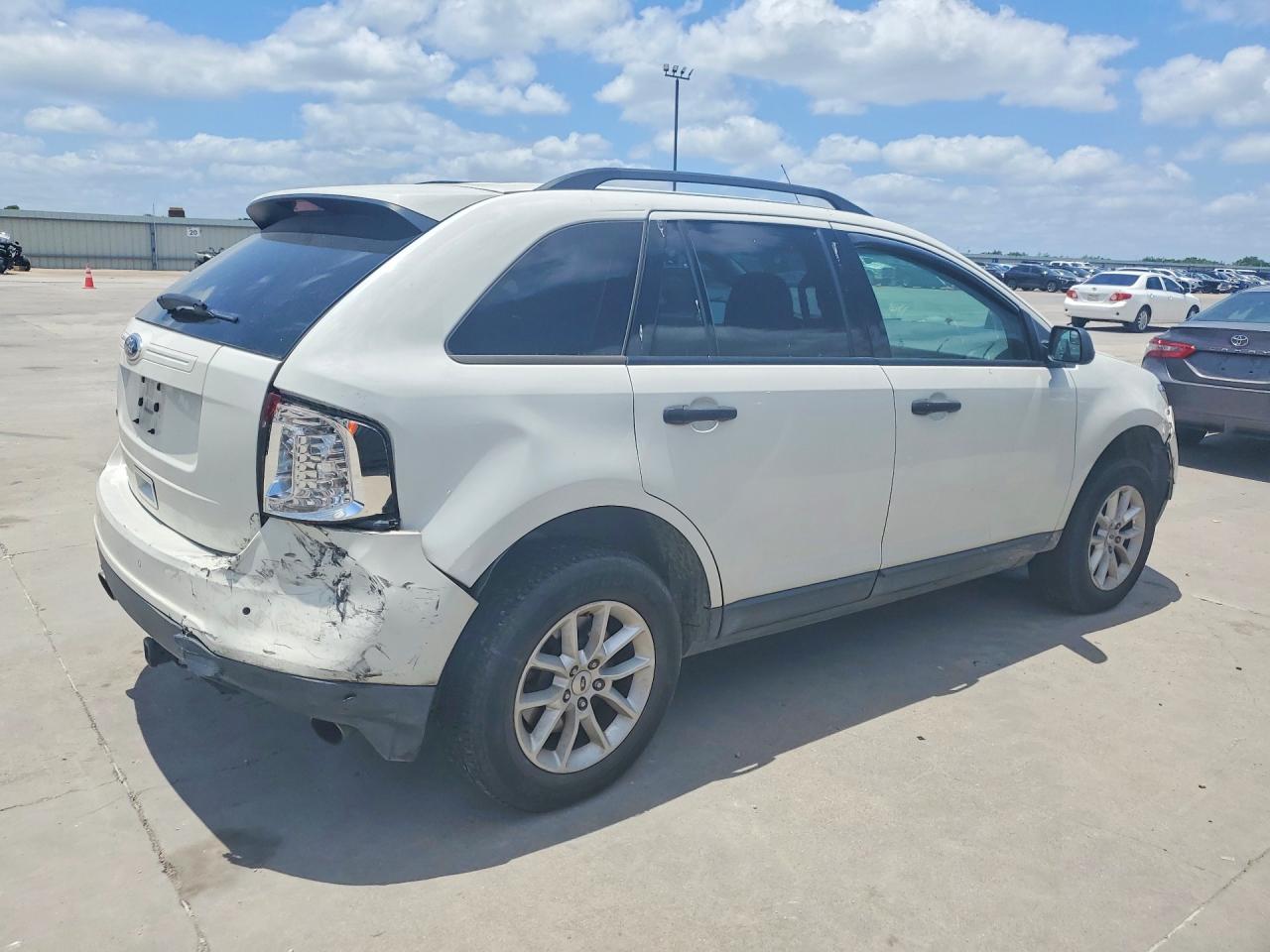 2013 Ford Edge Se White vin: 2FMDK3GC3DBB04172
