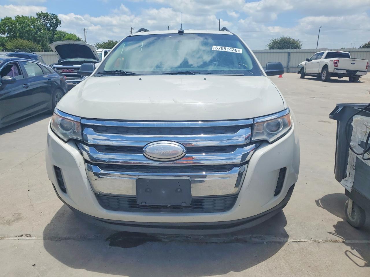 2013 Ford Edge Se White vin: 2FMDK3GC3DBB04172