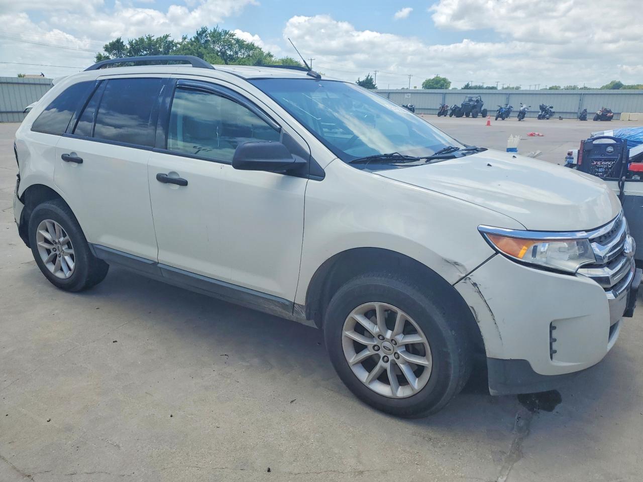 2013 Ford Edge Se White vin: 2FMDK3GC3DBB04172