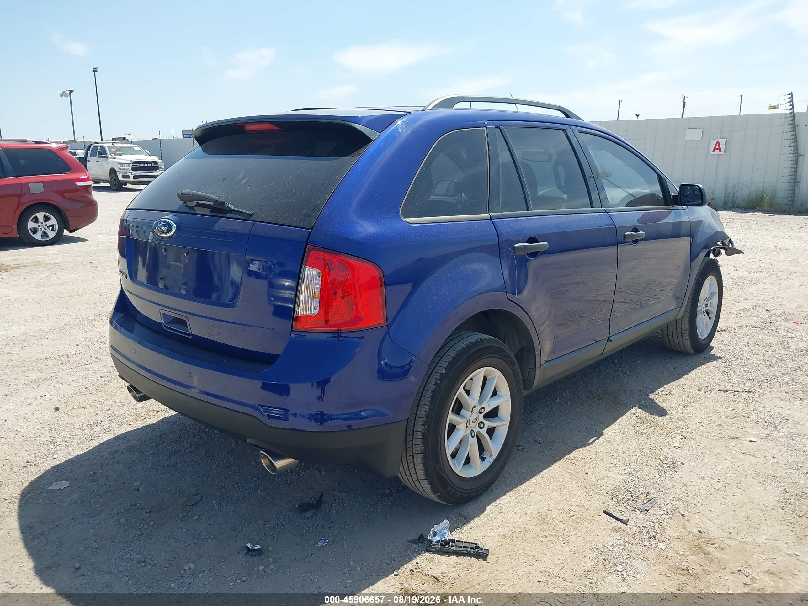 2013 Ford Edge Se Blue vin: 2FMDK3GC3DBB20081