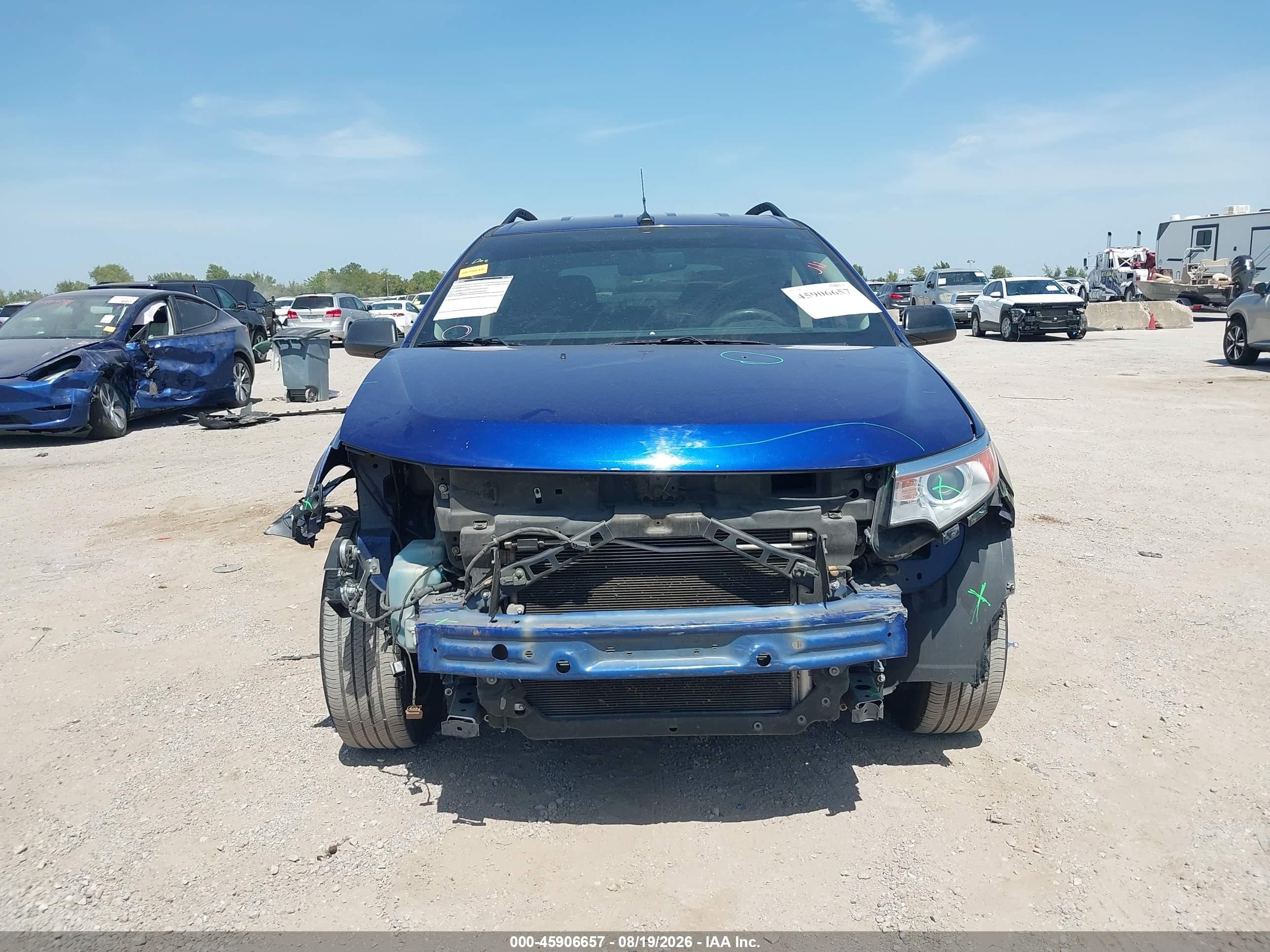 2013 Ford Edge Se Blue vin: 2FMDK3GC3DBB20081