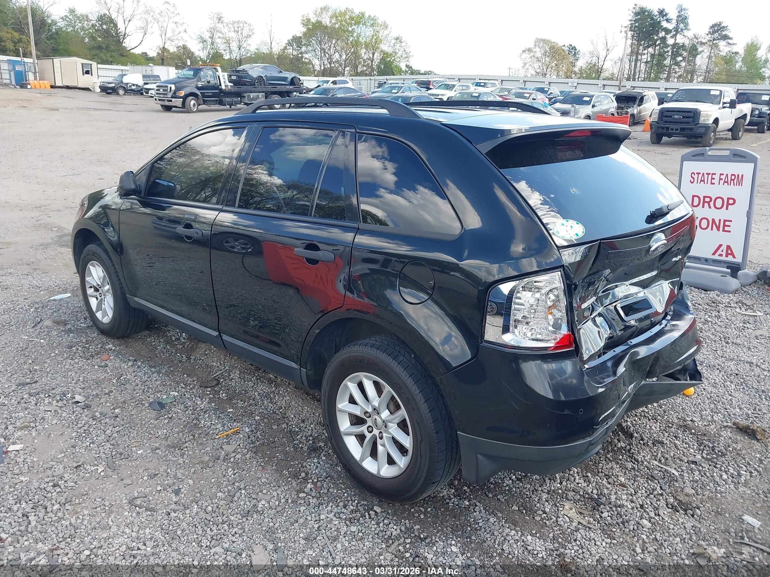 2013 Ford Edge Se Black vin: 2FMDK3GC3DBB34028