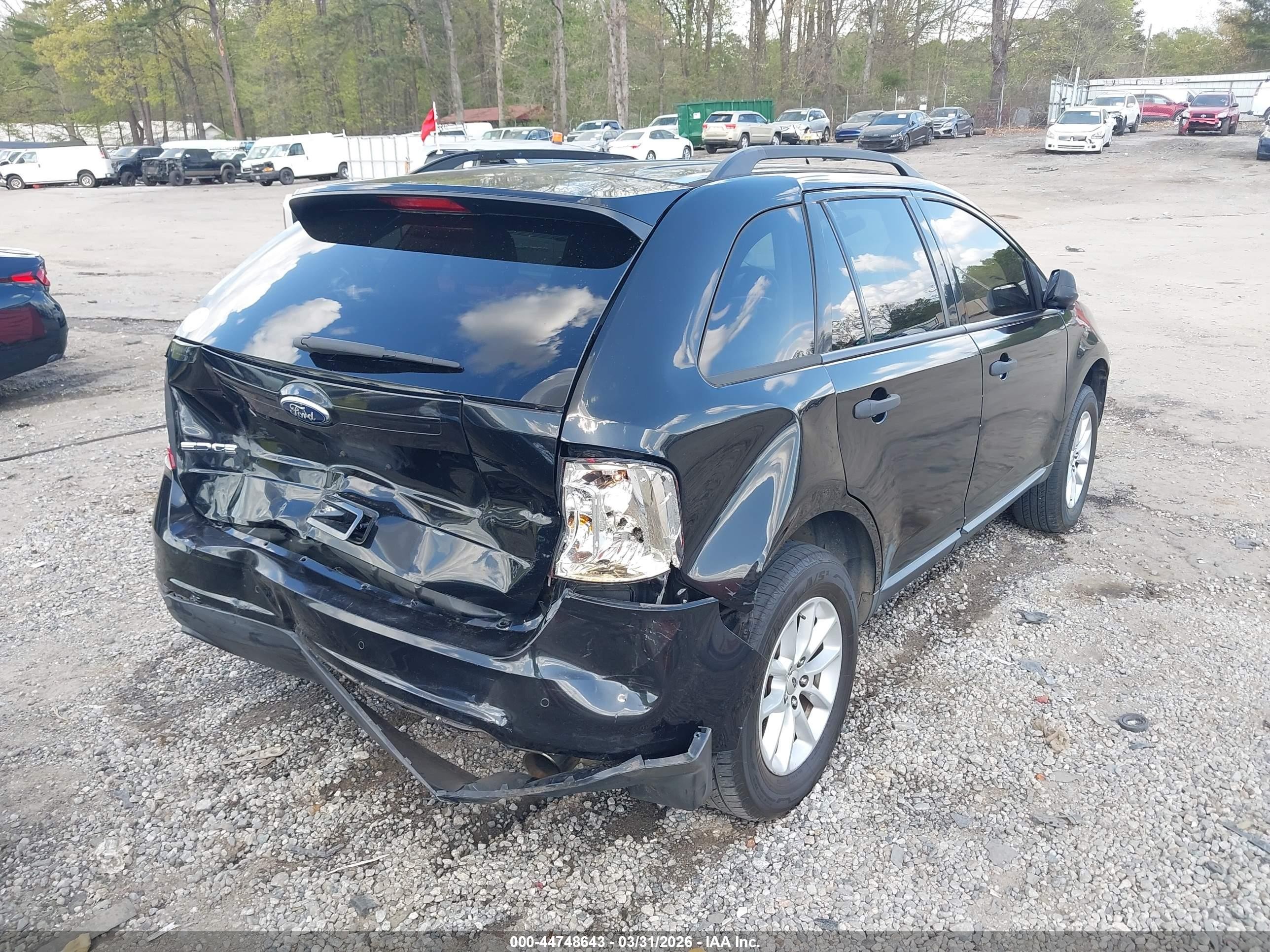 2013 Ford Edge Se Black vin: 2FMDK3GC3DBB34028