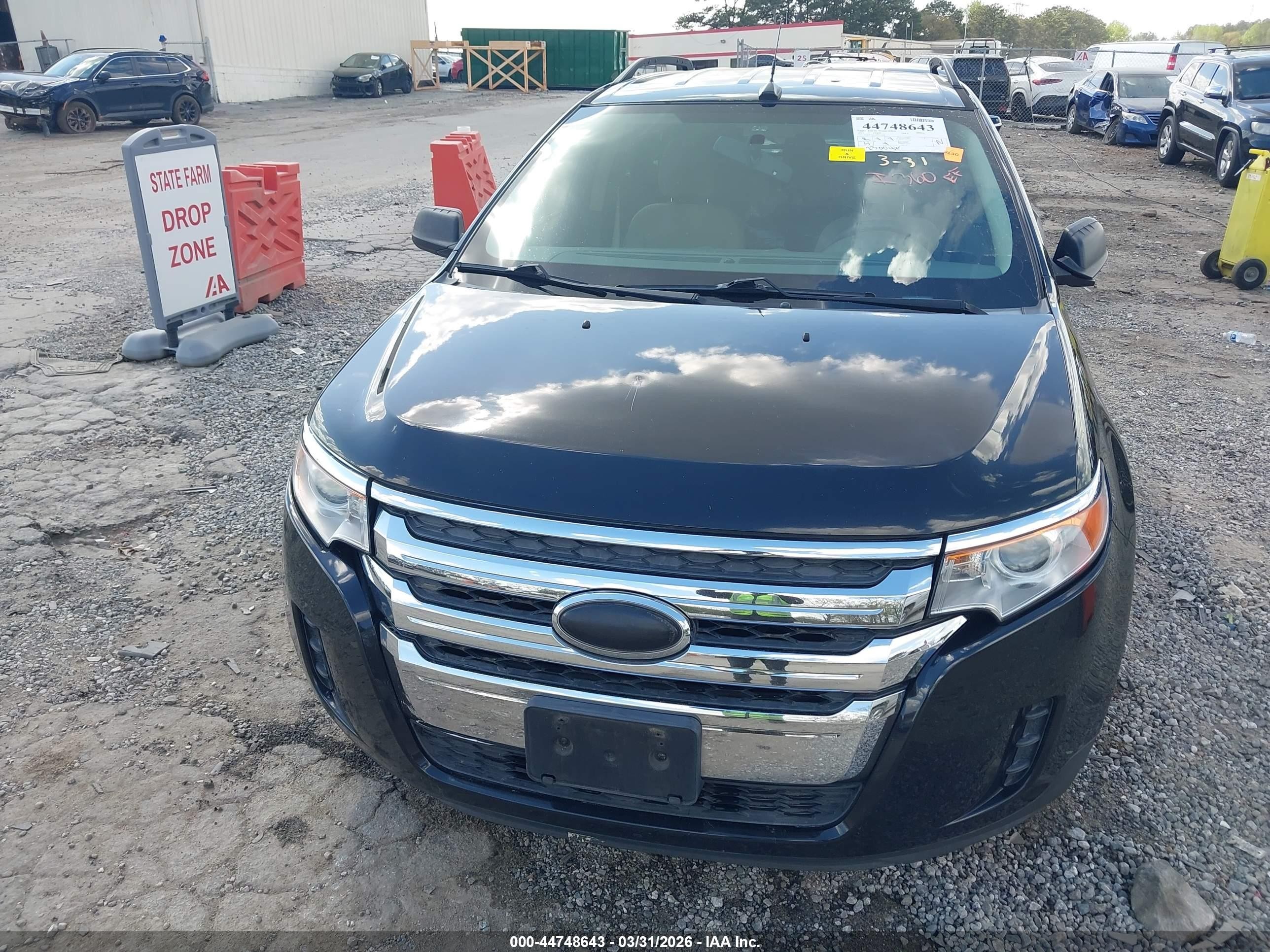 2013 Ford Edge Se Black vin: 2FMDK3GC3DBB34028