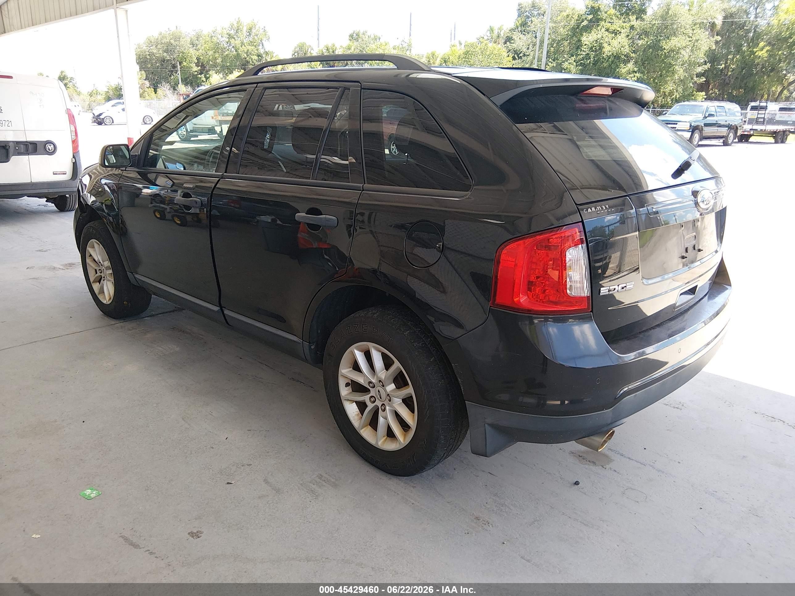 2013 Ford Edge Se Black vin: 2FMDK3GC3DBB56787