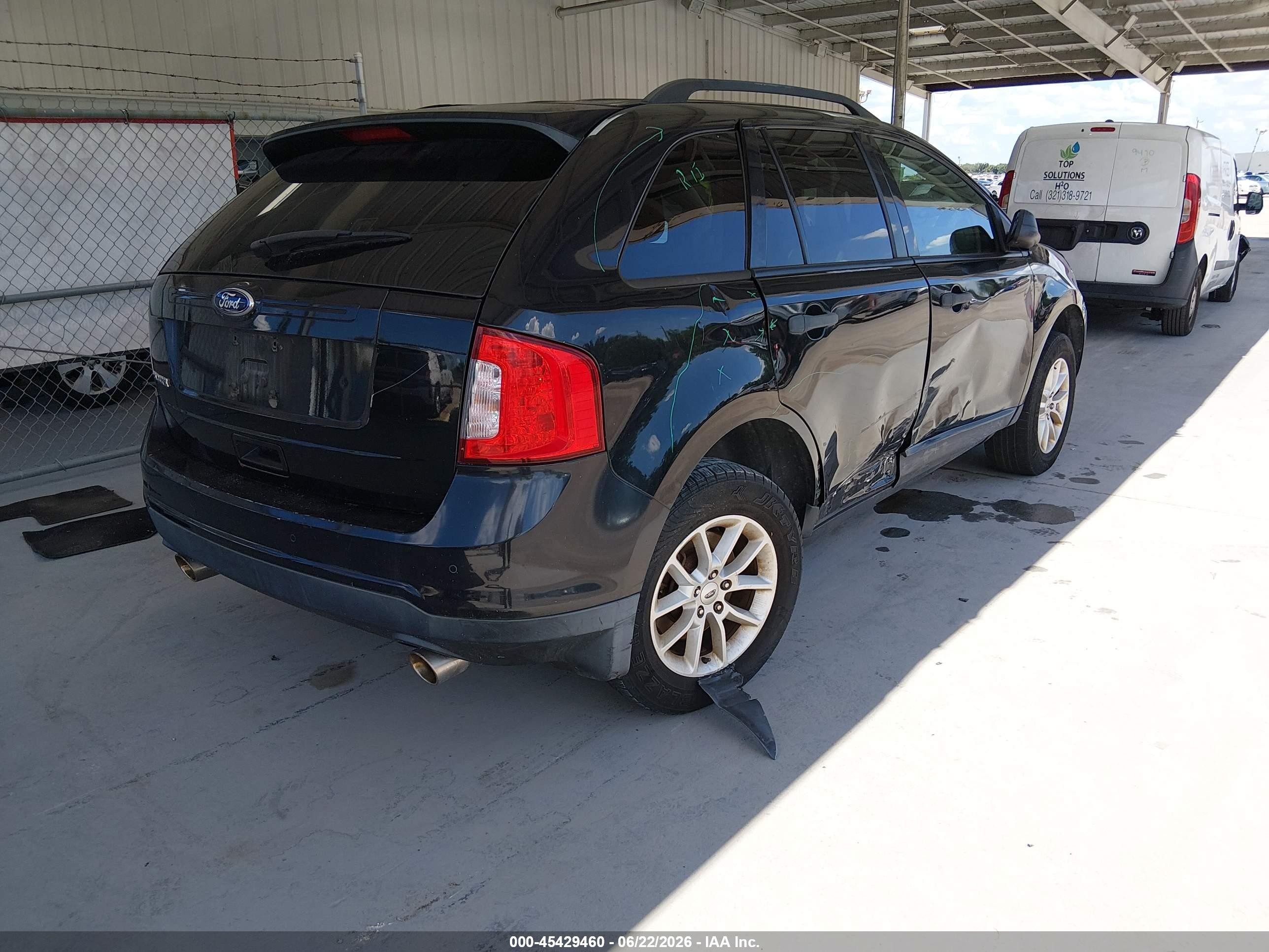2013 Ford Edge Se Black vin: 2FMDK3GC3DBB56787