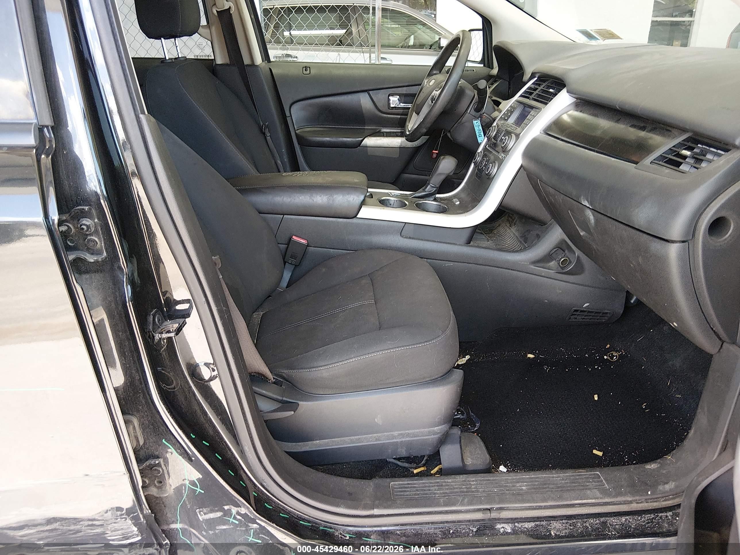 2013 Ford Edge Se Black vin: 2FMDK3GC3DBB56787