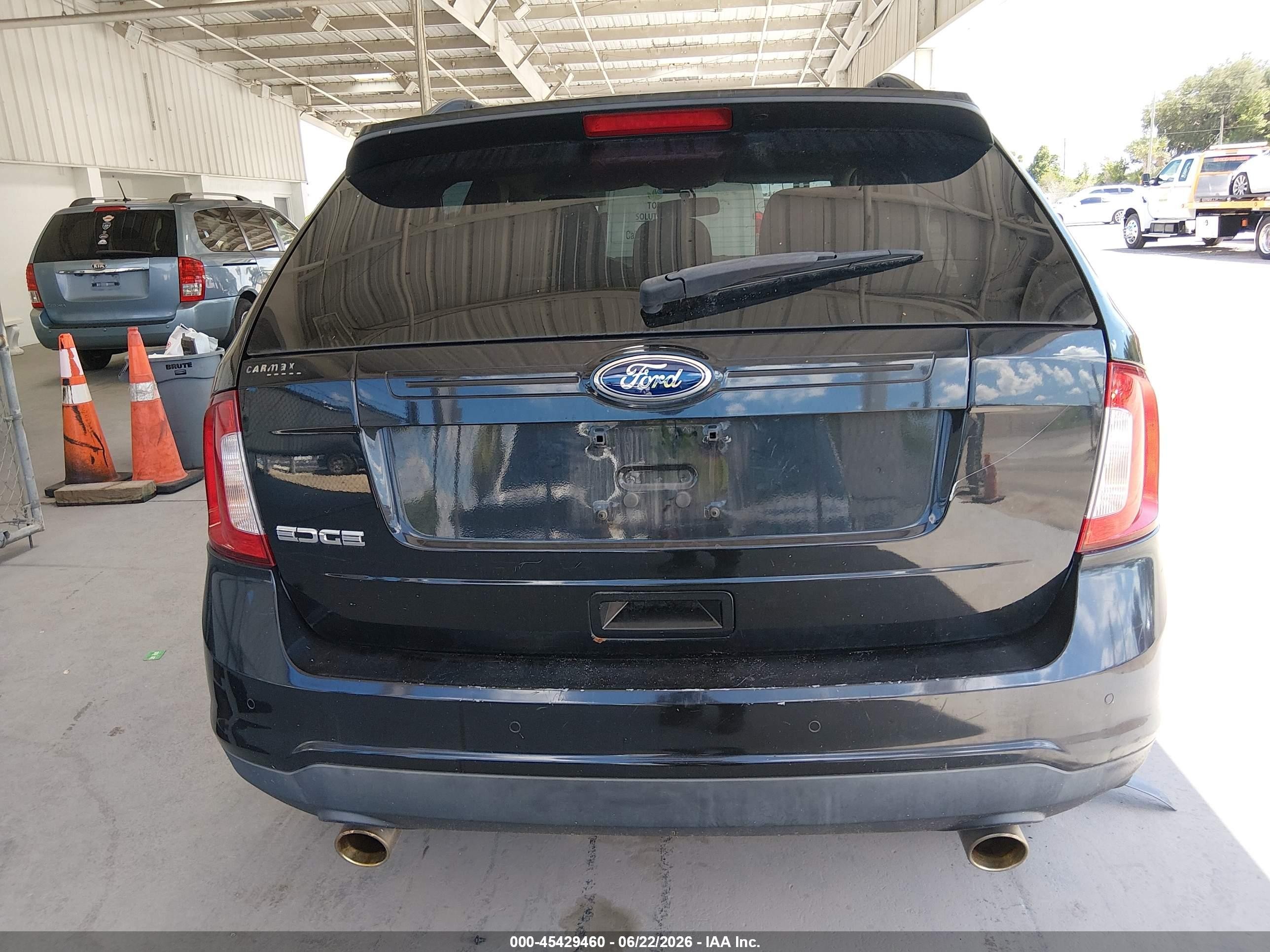 2013 Ford Edge Se Black vin: 2FMDK3GC3DBB56787