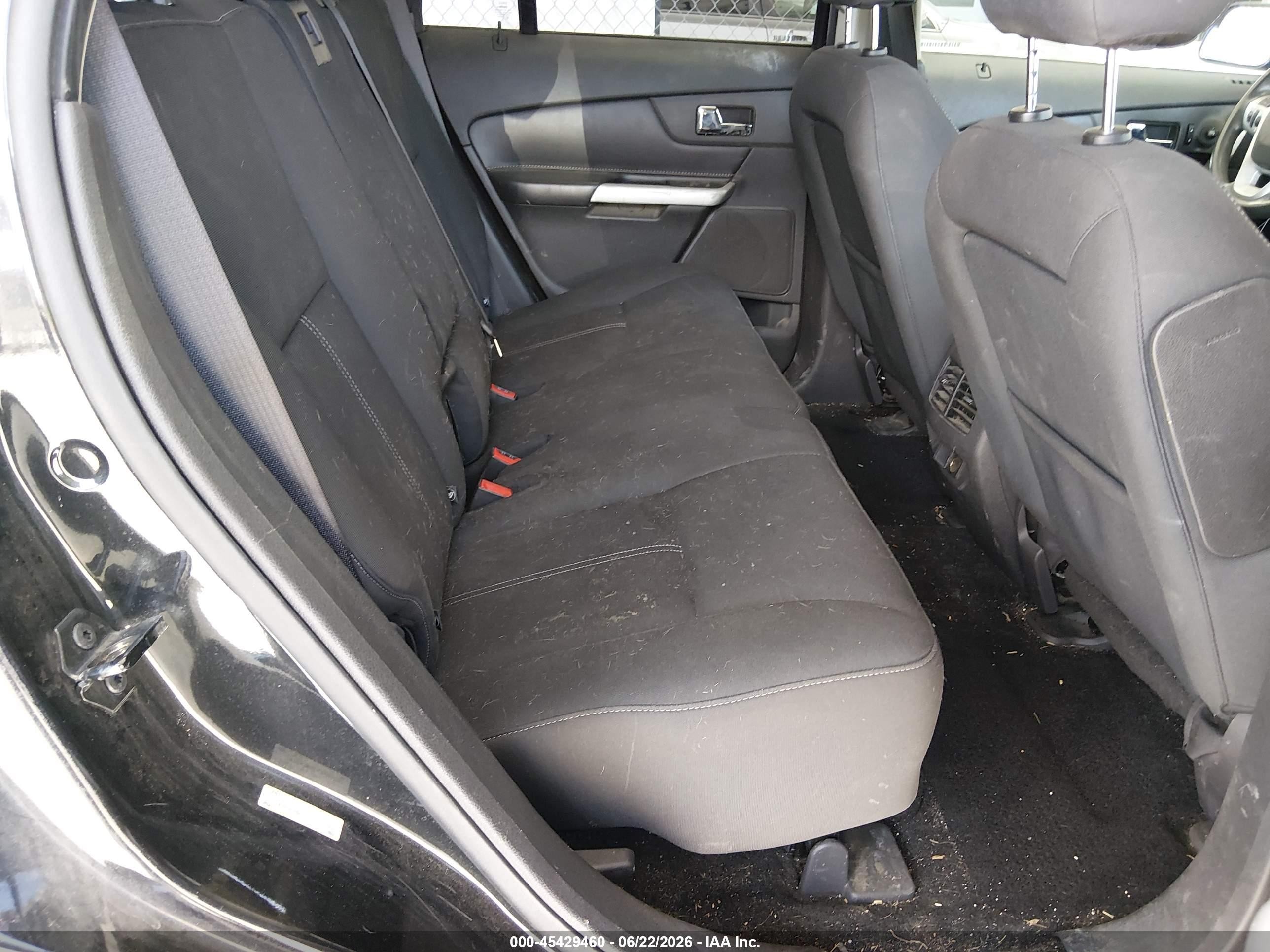 2013 Ford Edge Se Black vin: 2FMDK3GC3DBB56787