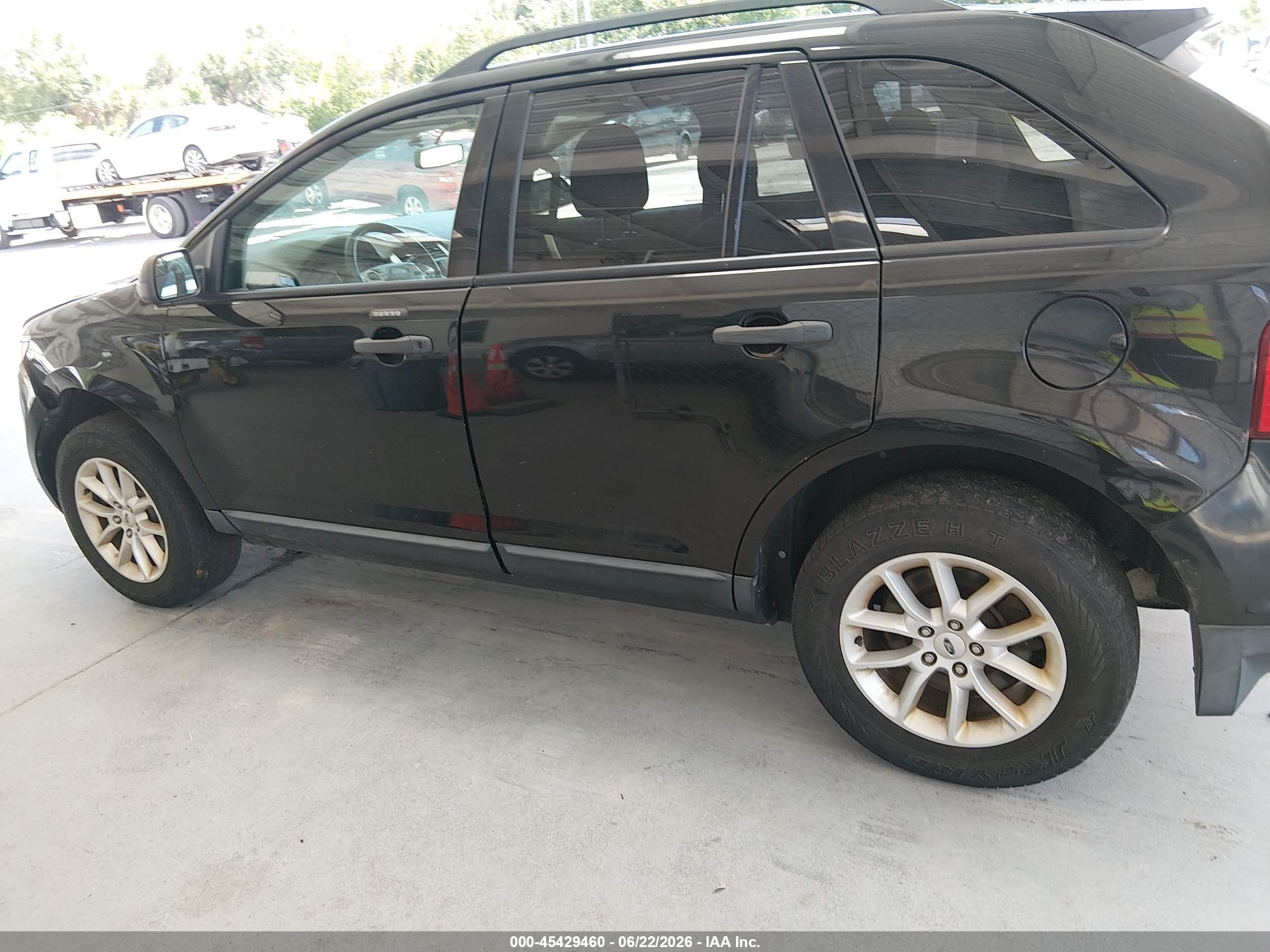 2013 Ford Edge Se Black vin: 2FMDK3GC3DBB56787