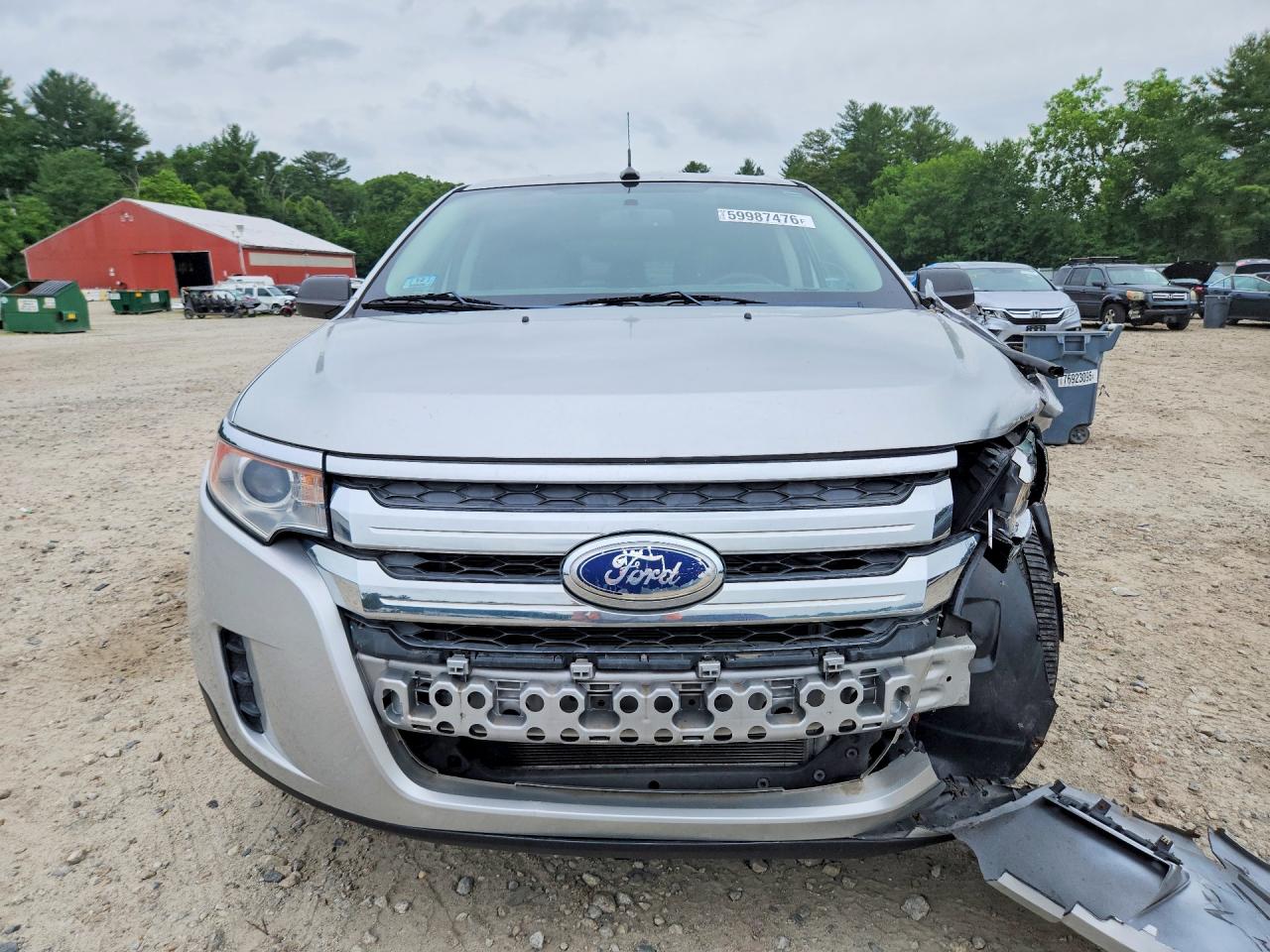 2013 Ford Edge Se Gray vin: 2FMDK3GC3DBB72925