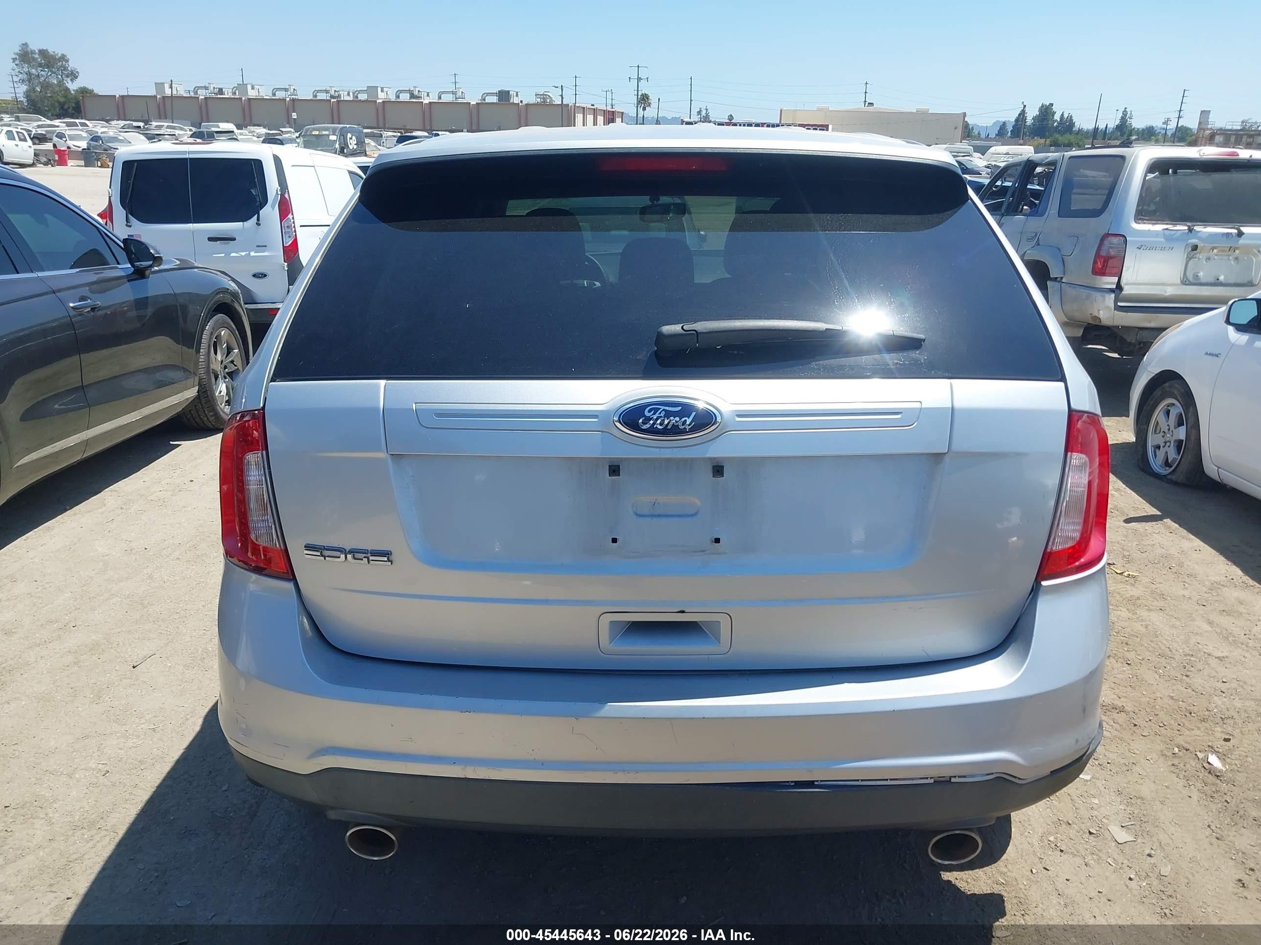 2013 Ford Edge Se Silver vin: 2FMDK3GC3DBC66903