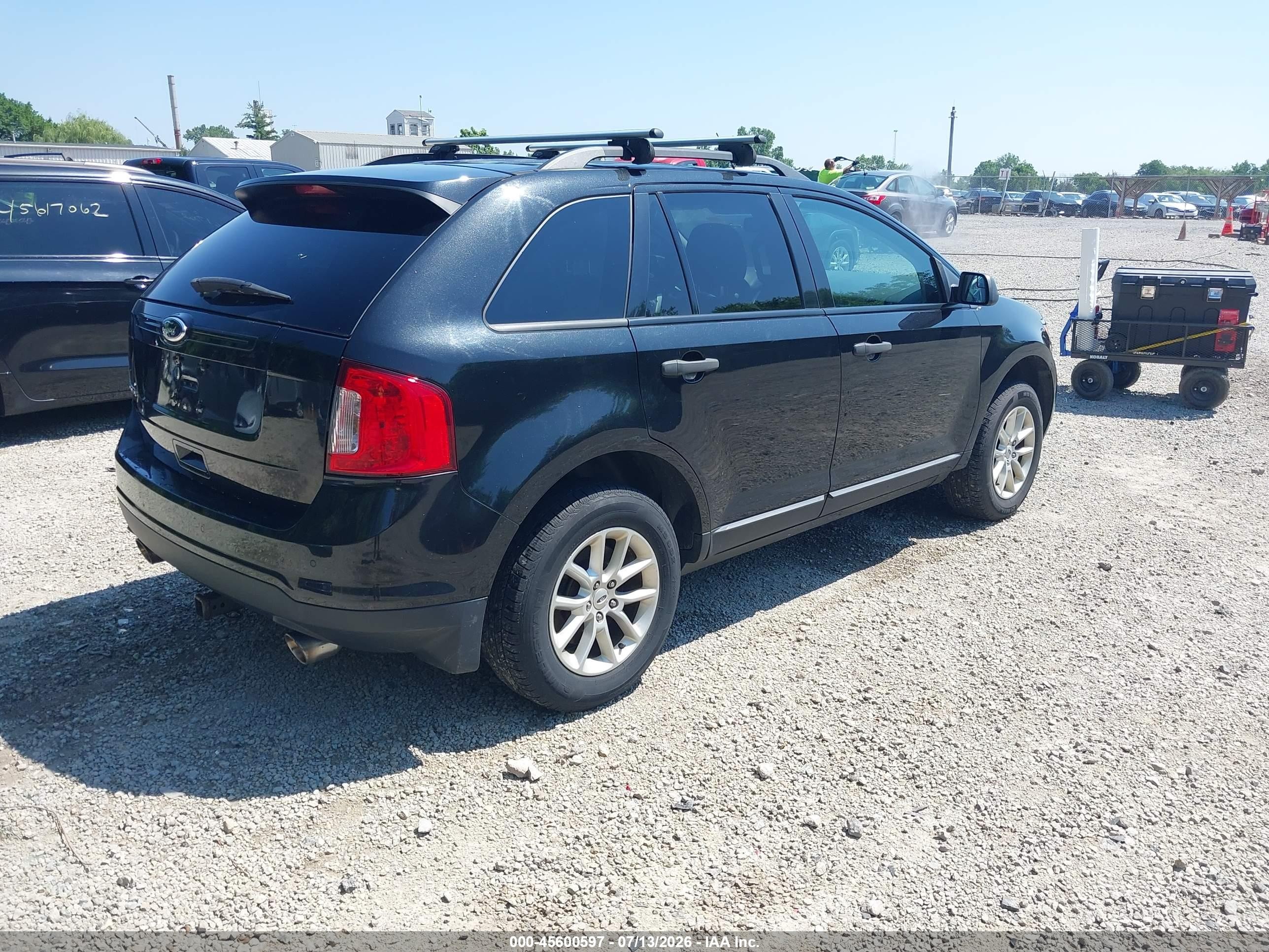 2013 Ford Edge Se Black vin: 2FMDK3GC3DBE17321