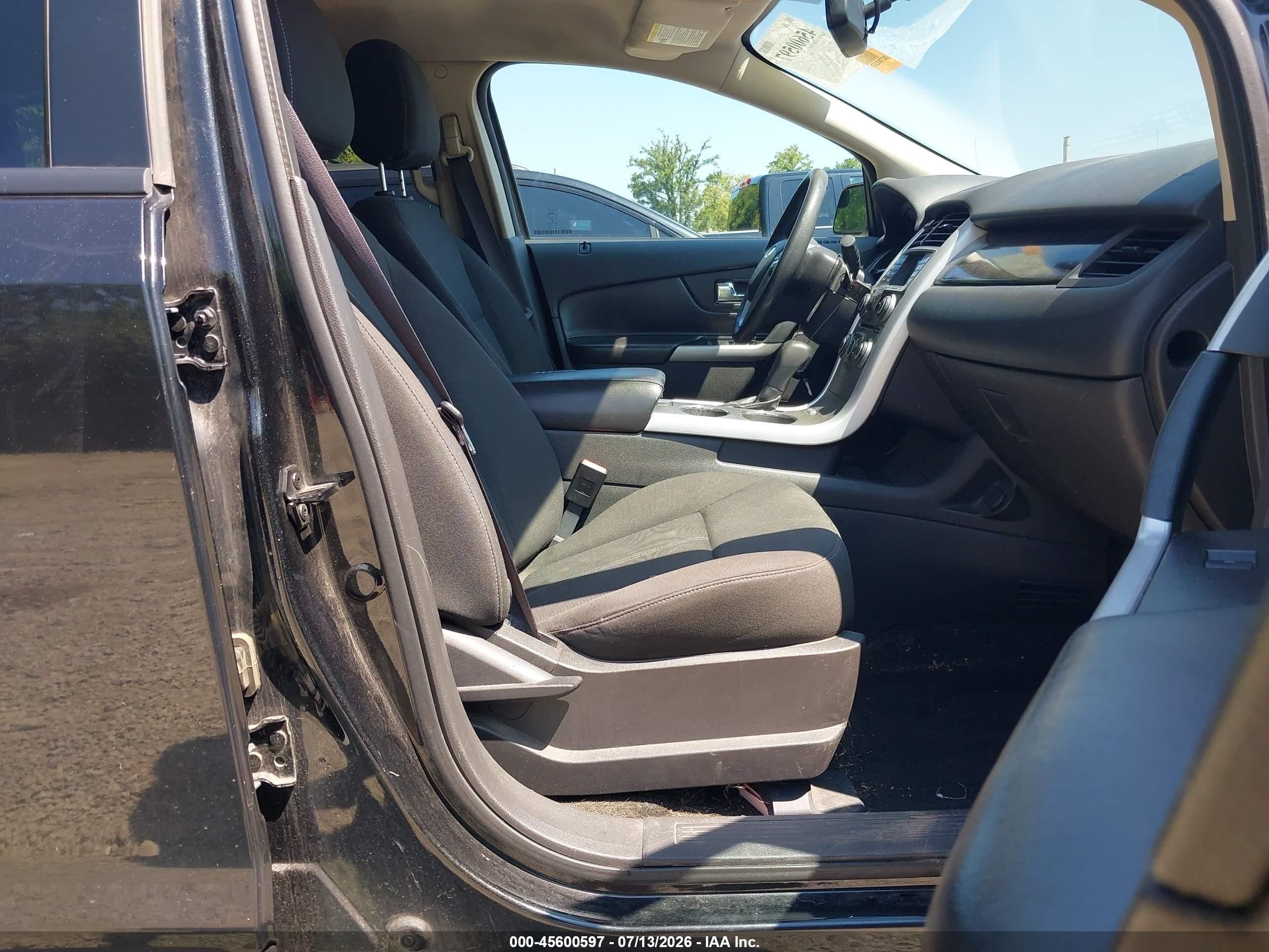 2013 Ford Edge Se Black vin: 2FMDK3GC3DBE17321