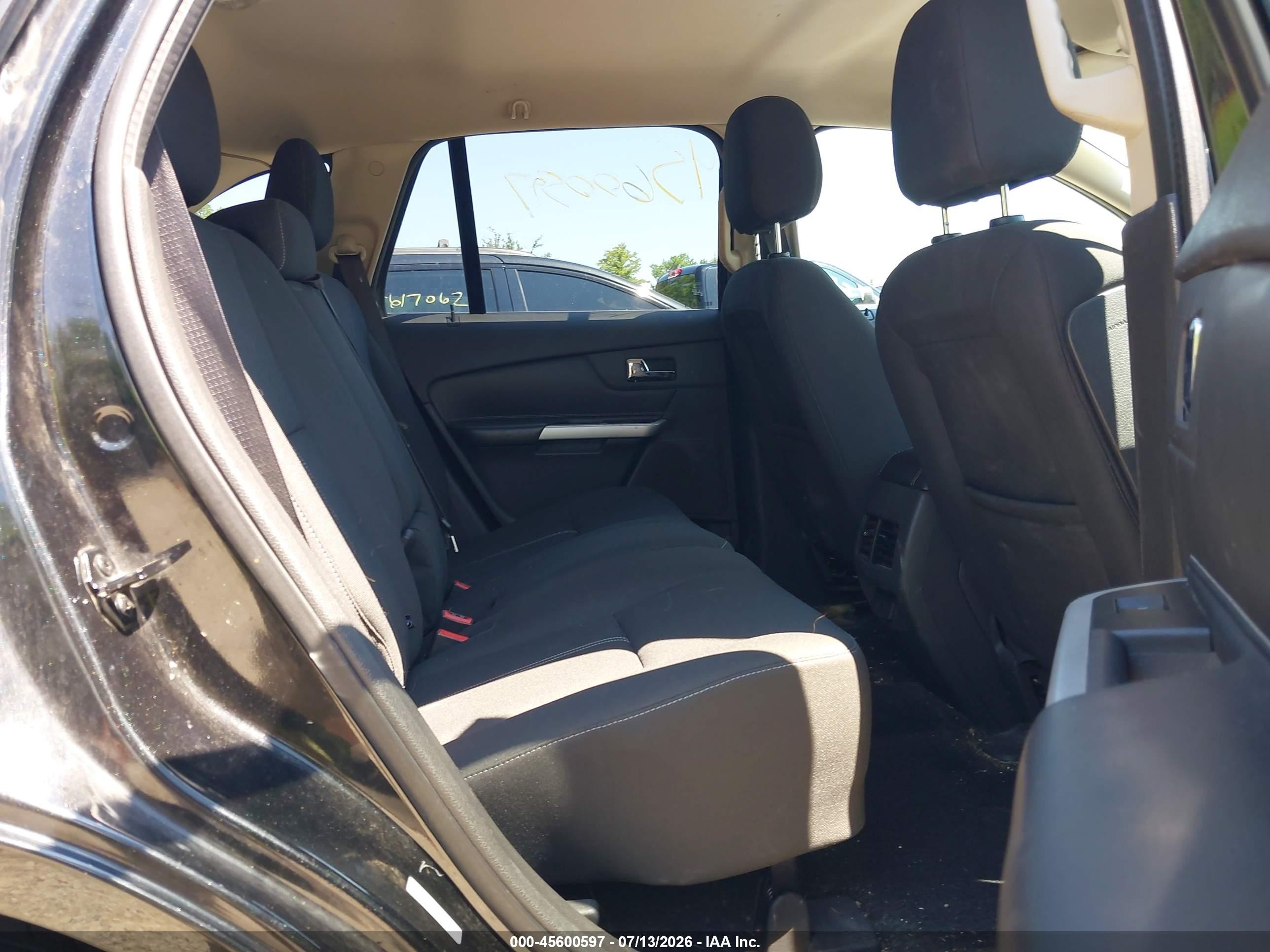 2013 Ford Edge Se Black vin: 2FMDK3GC3DBE17321