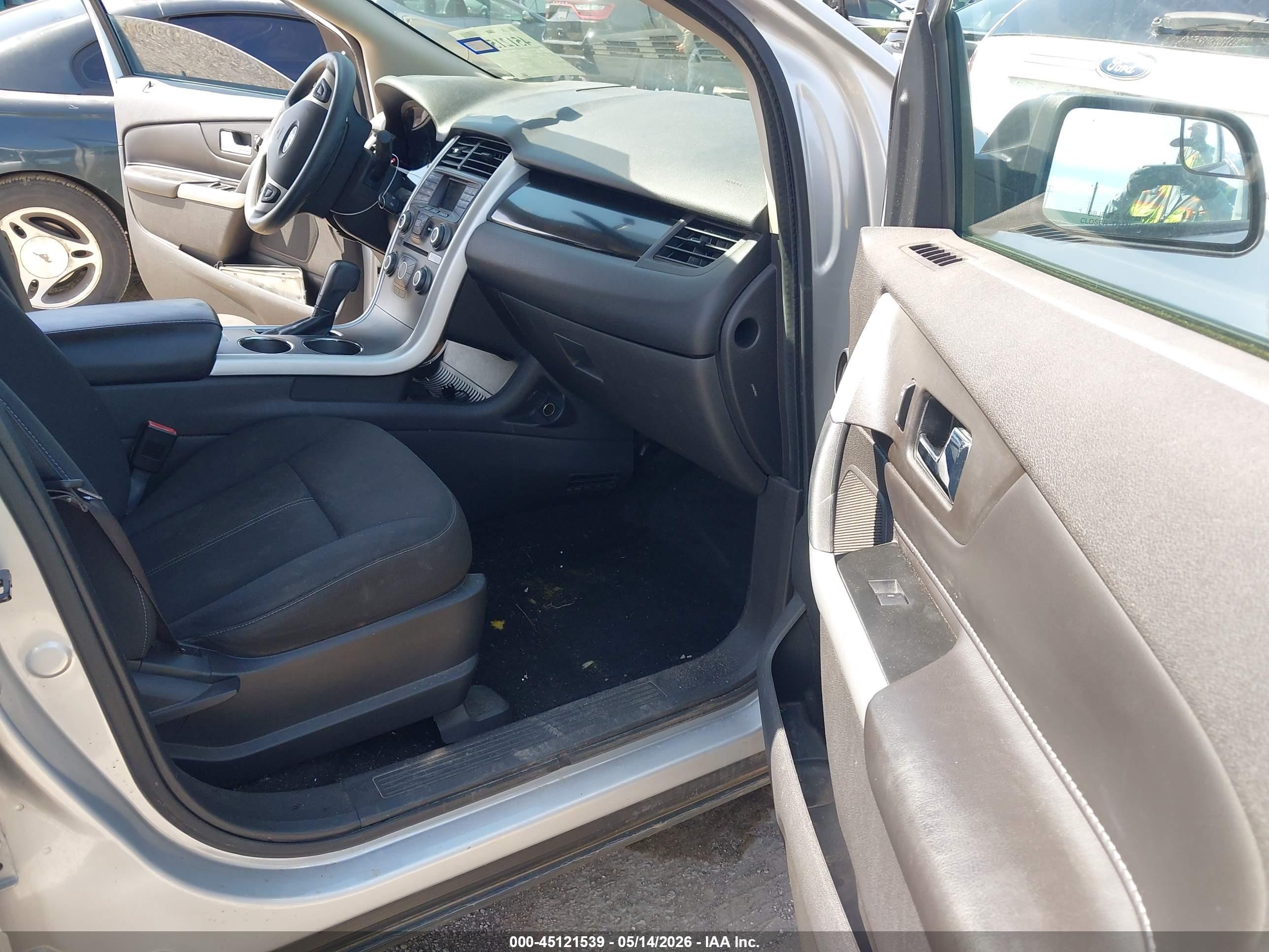 2014 Ford Edge Se Silver vin: 2FMDK3GC3EBA50082