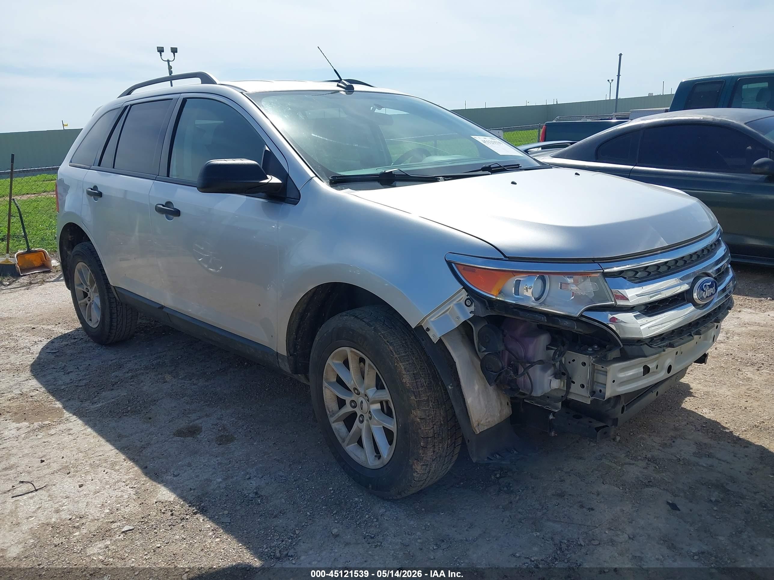2014 Ford Edge Se Silver vin: 2FMDK3GC3EBA50082