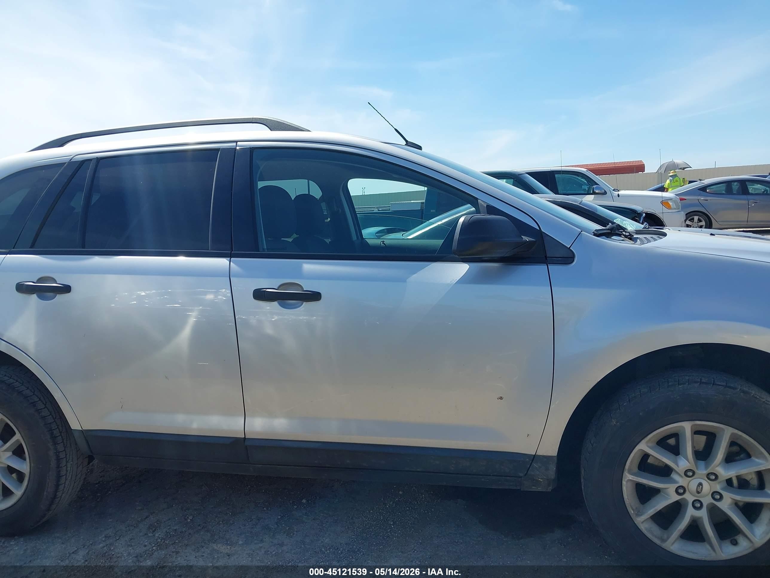 2014 Ford Edge Se Silver vin: 2FMDK3GC3EBA50082