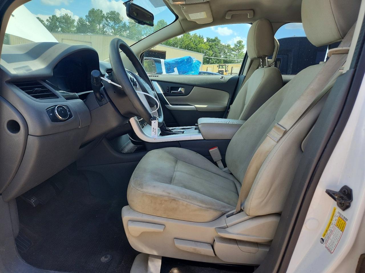 2014 Ford Edge Se White vin: 2FMDK3GC3EBA62734