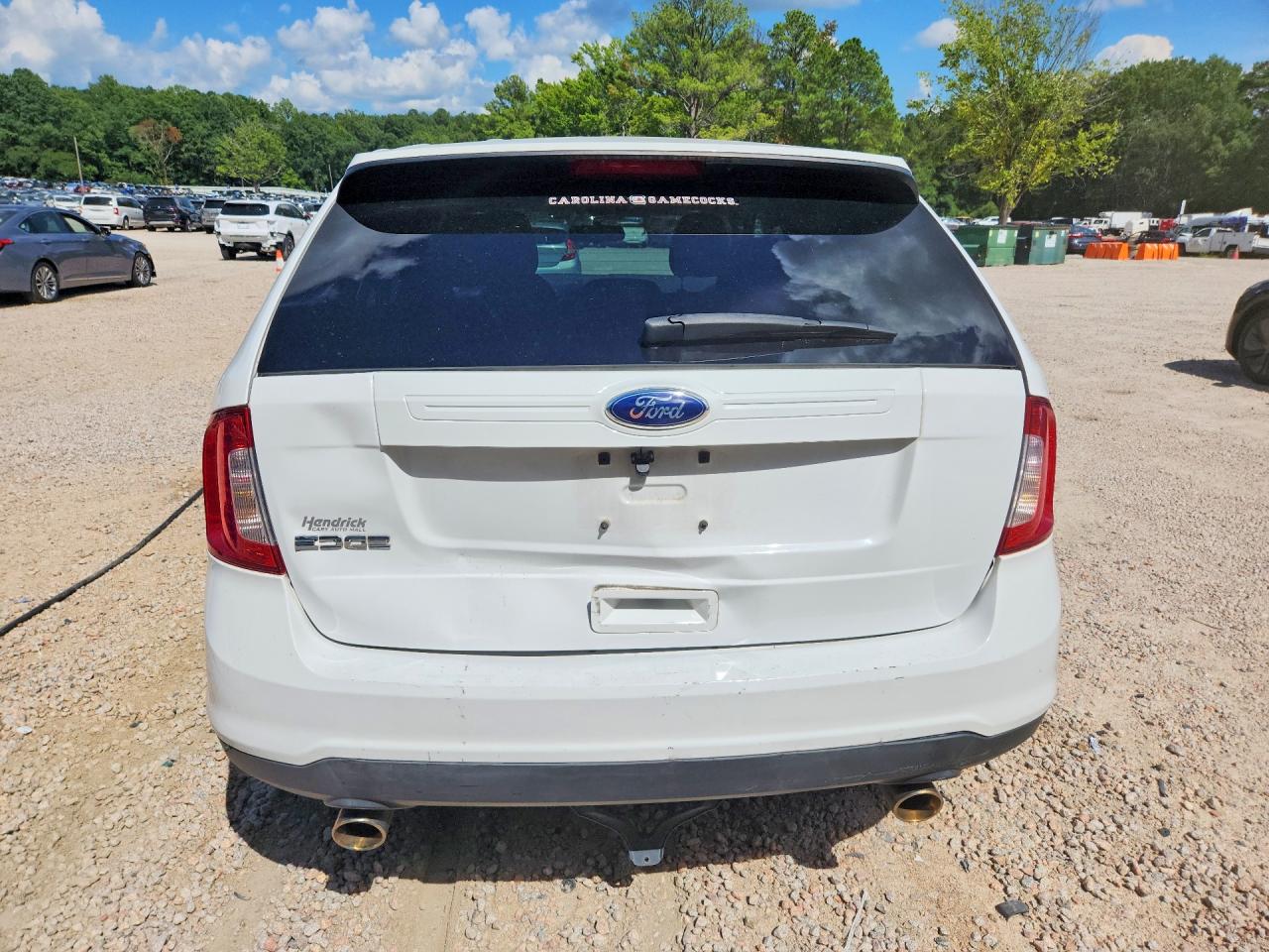 2014 Ford Edge Se White vin: 2FMDK3GC3EBA62734
