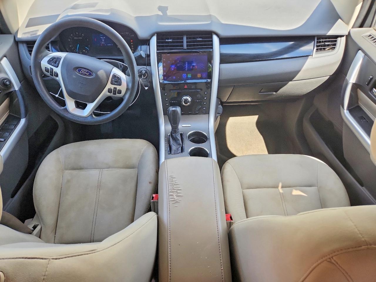 2014 Ford Edge Se White vin: 2FMDK3GC3EBA62734