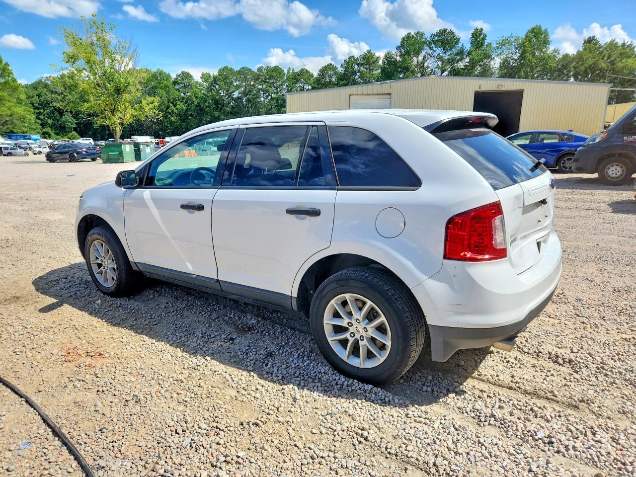 2014 Ford Edge Se White vin: 2FMDK3GC3EBA62734
