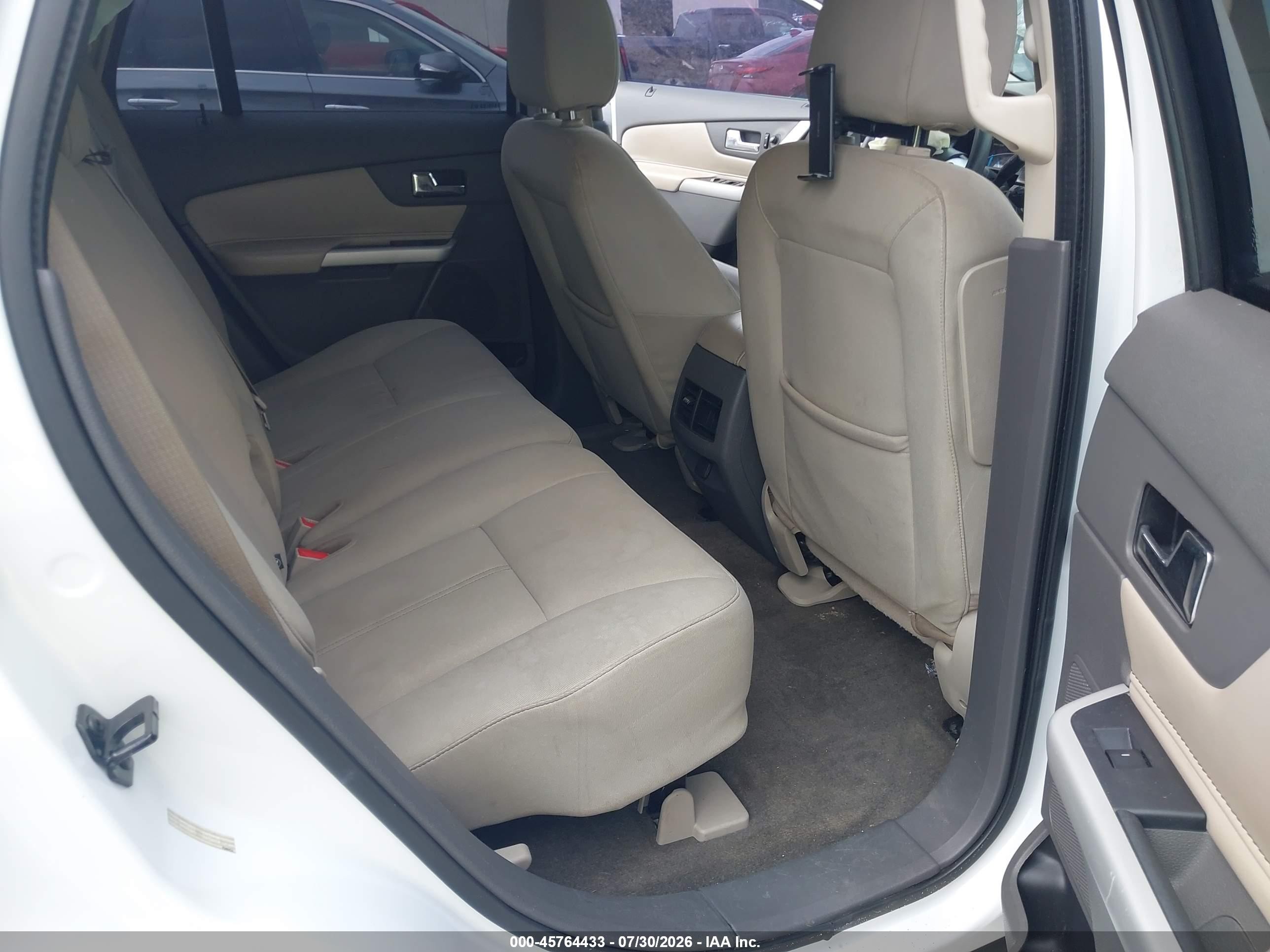 2014 Ford Edge Se White vin: 2FMDK3GC3EBA86273