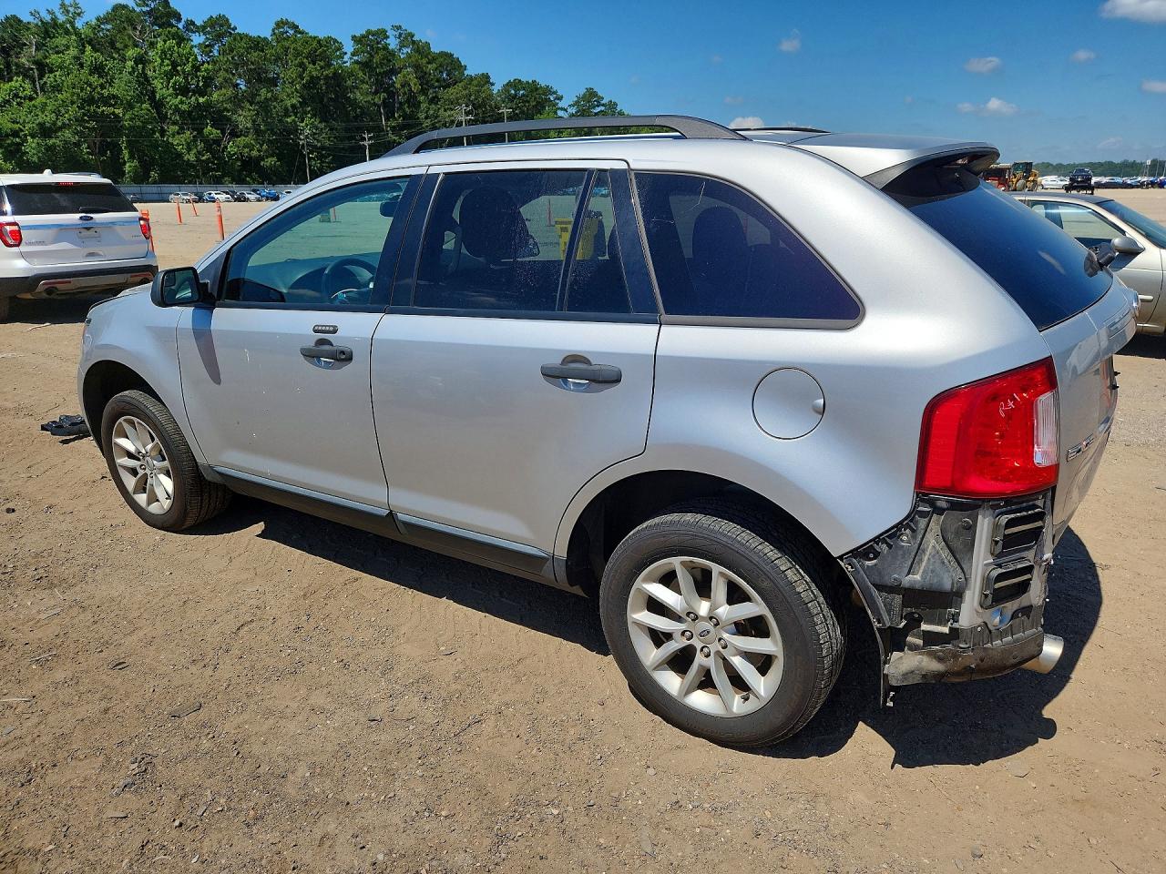 2014 Ford Edge Se Silver vin: 2FMDK3GC3EBA93885