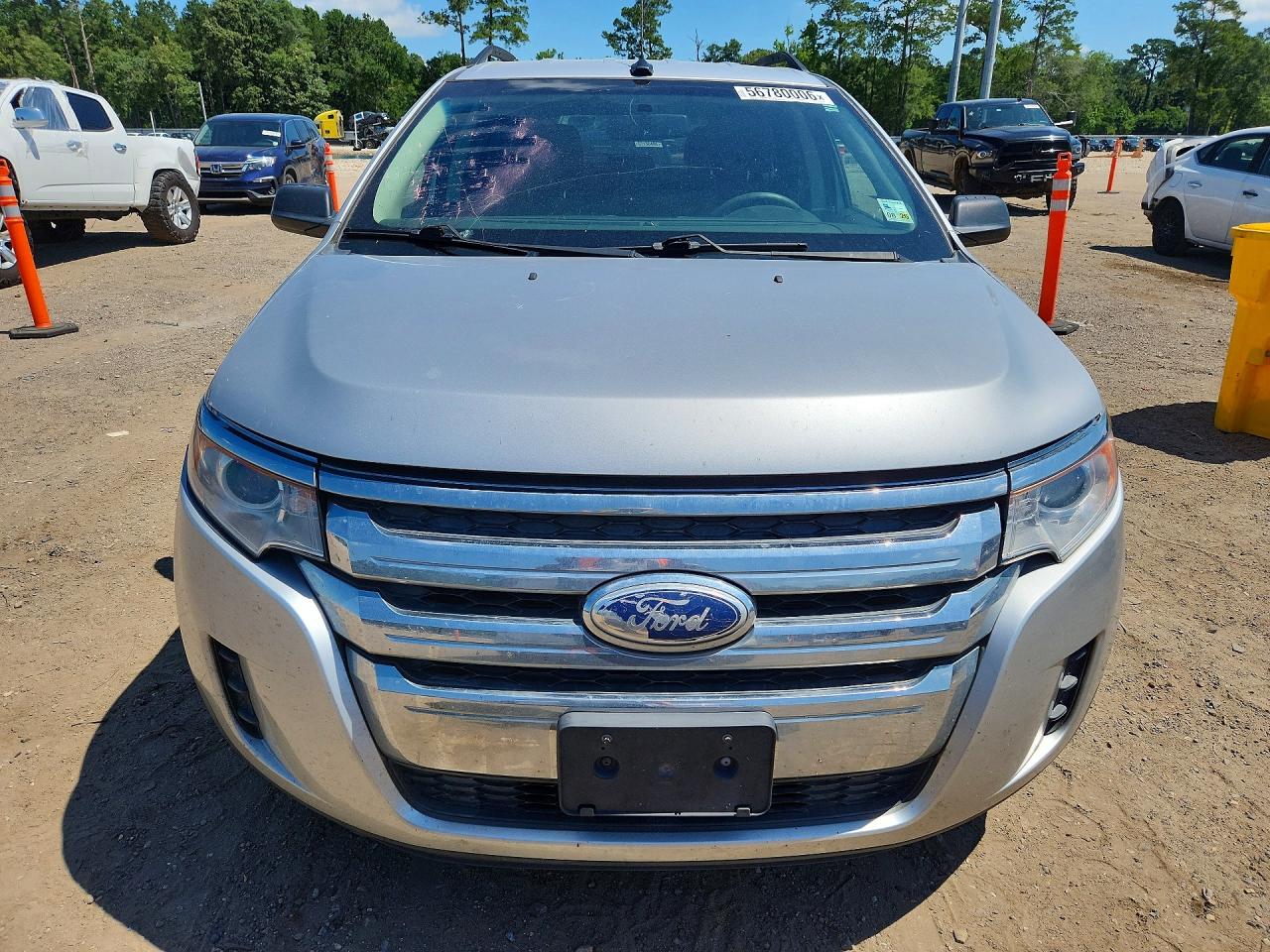2014 Ford Edge Se Silver vin: 2FMDK3GC3EBA93885