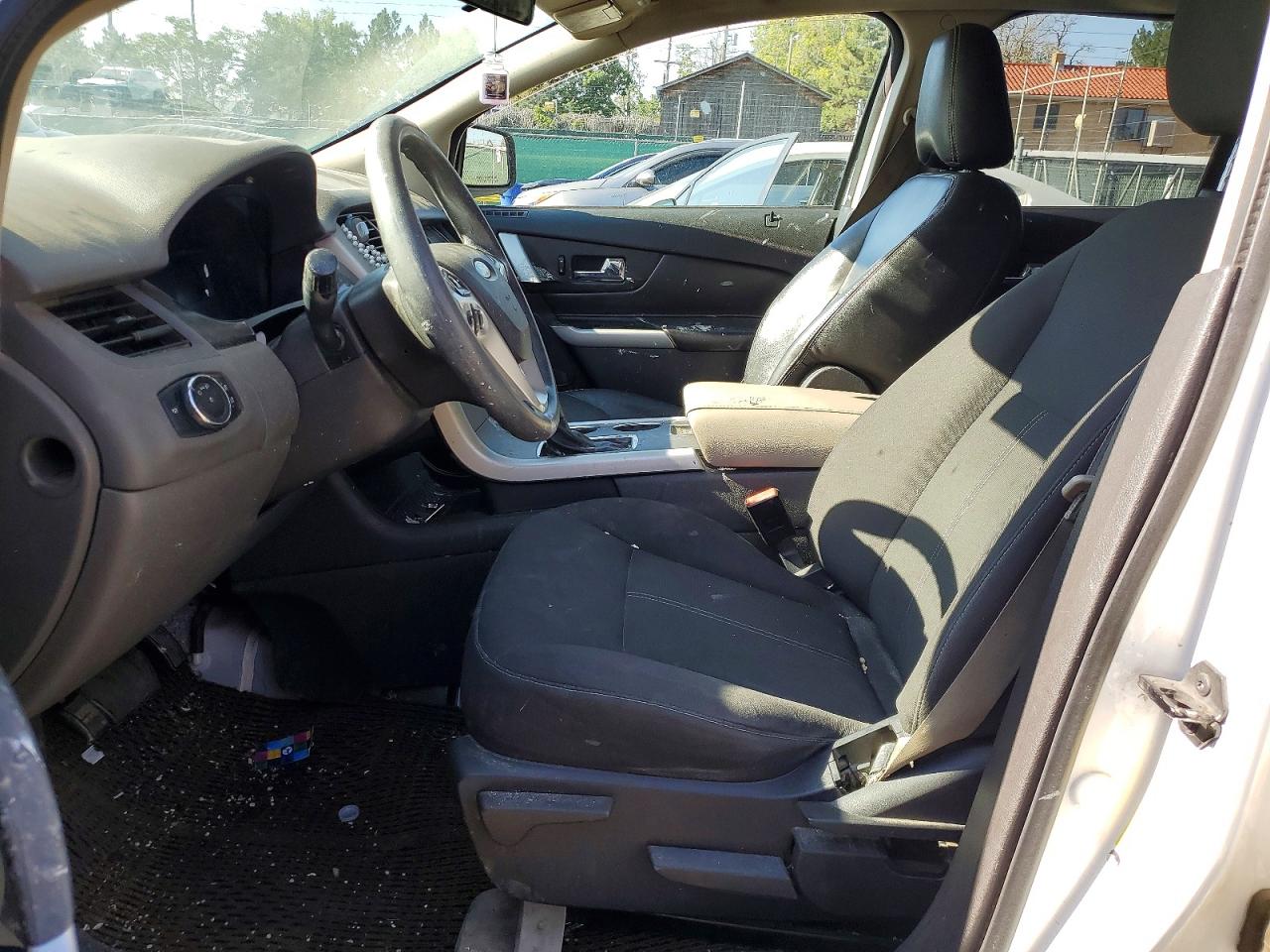 2014 Ford Edge Se White vin: 2FMDK3GC3EBB38789