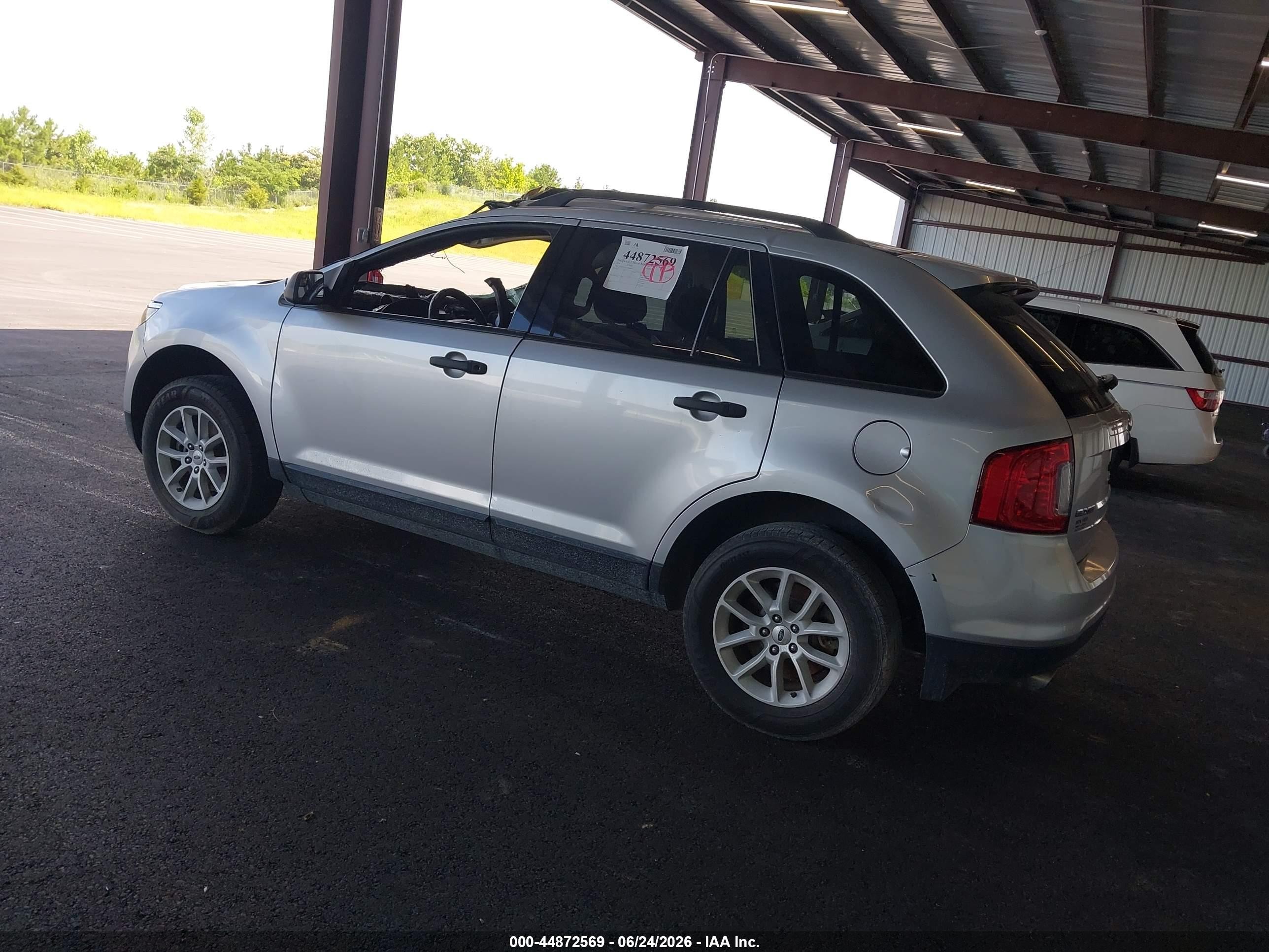 2014 Ford Edge Se Silver vin: 2FMDK3GC3EBB44611