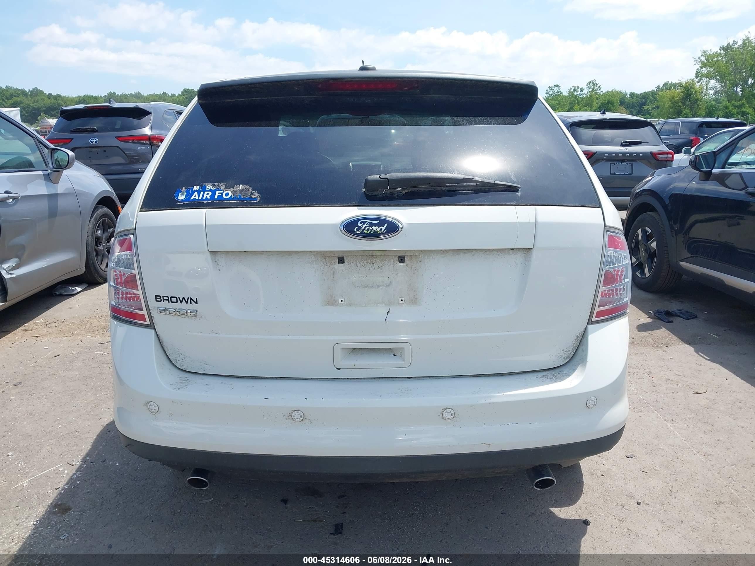 2010 Ford Edge Se White vin: 2FMDK3GC4ABA13584