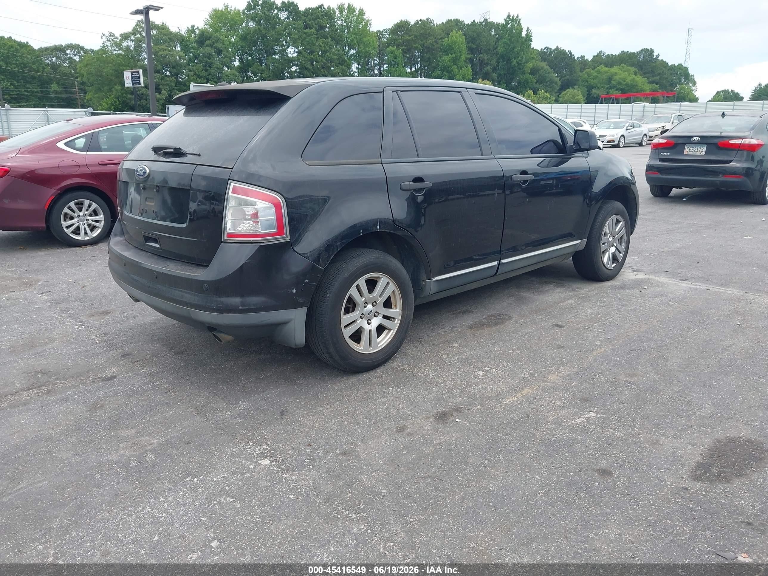 2010 Ford Edge Se Black vin: 2FMDK3GC4ABB39556