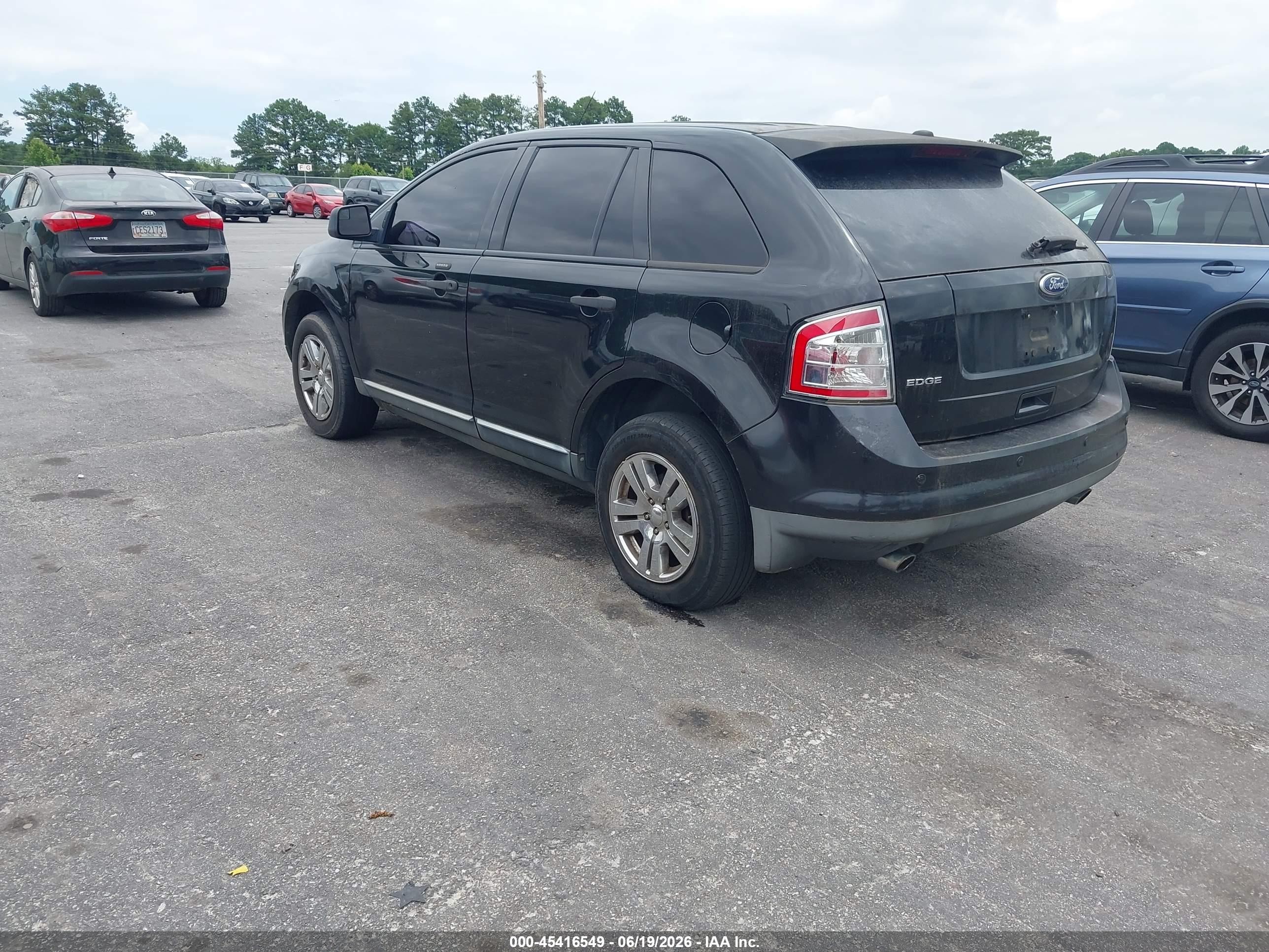 2010 Ford Edge Se Black vin: 2FMDK3GC4ABB39556
