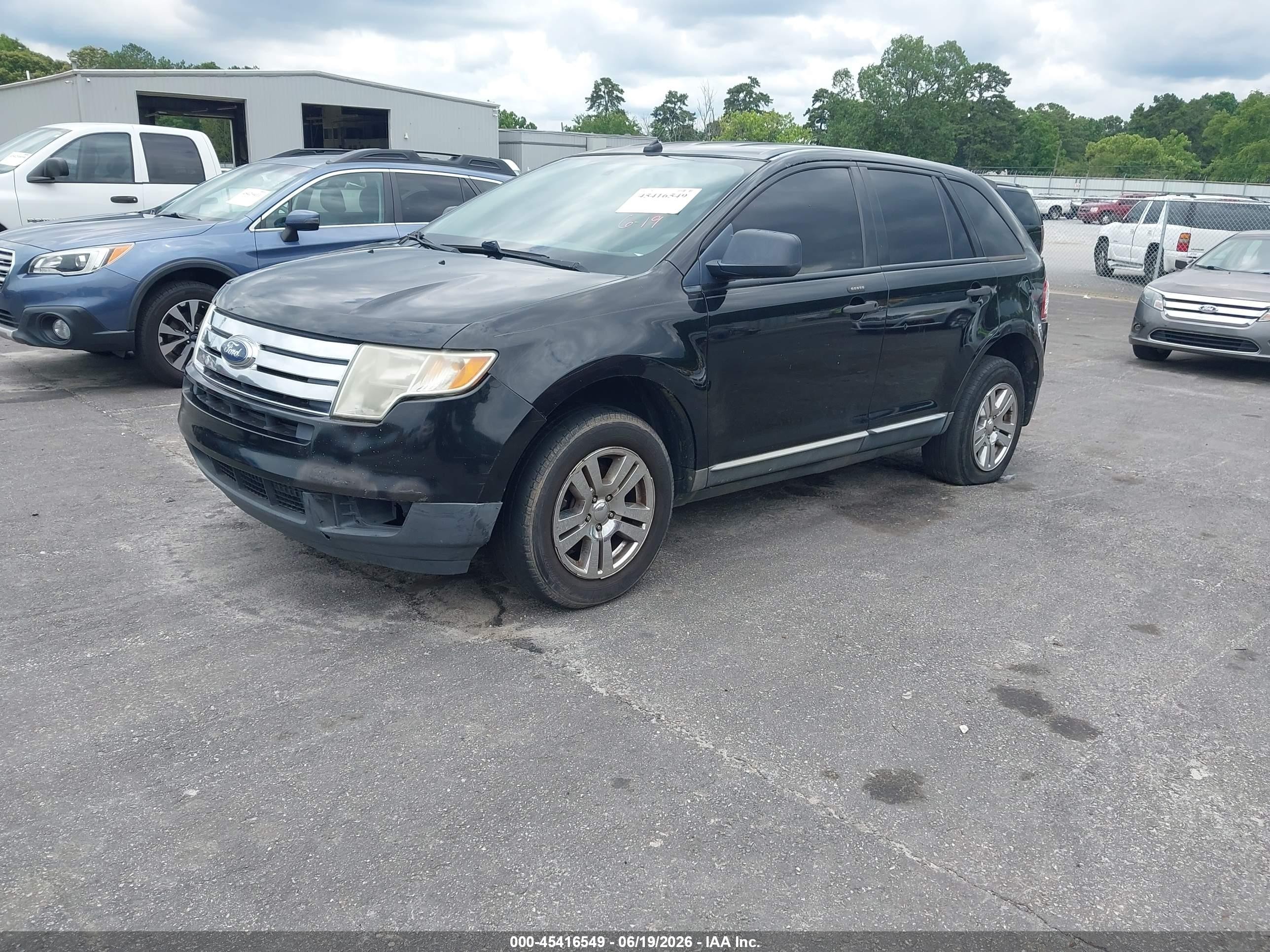 2010 Ford Edge Se Black vin: 2FMDK3GC4ABB39556