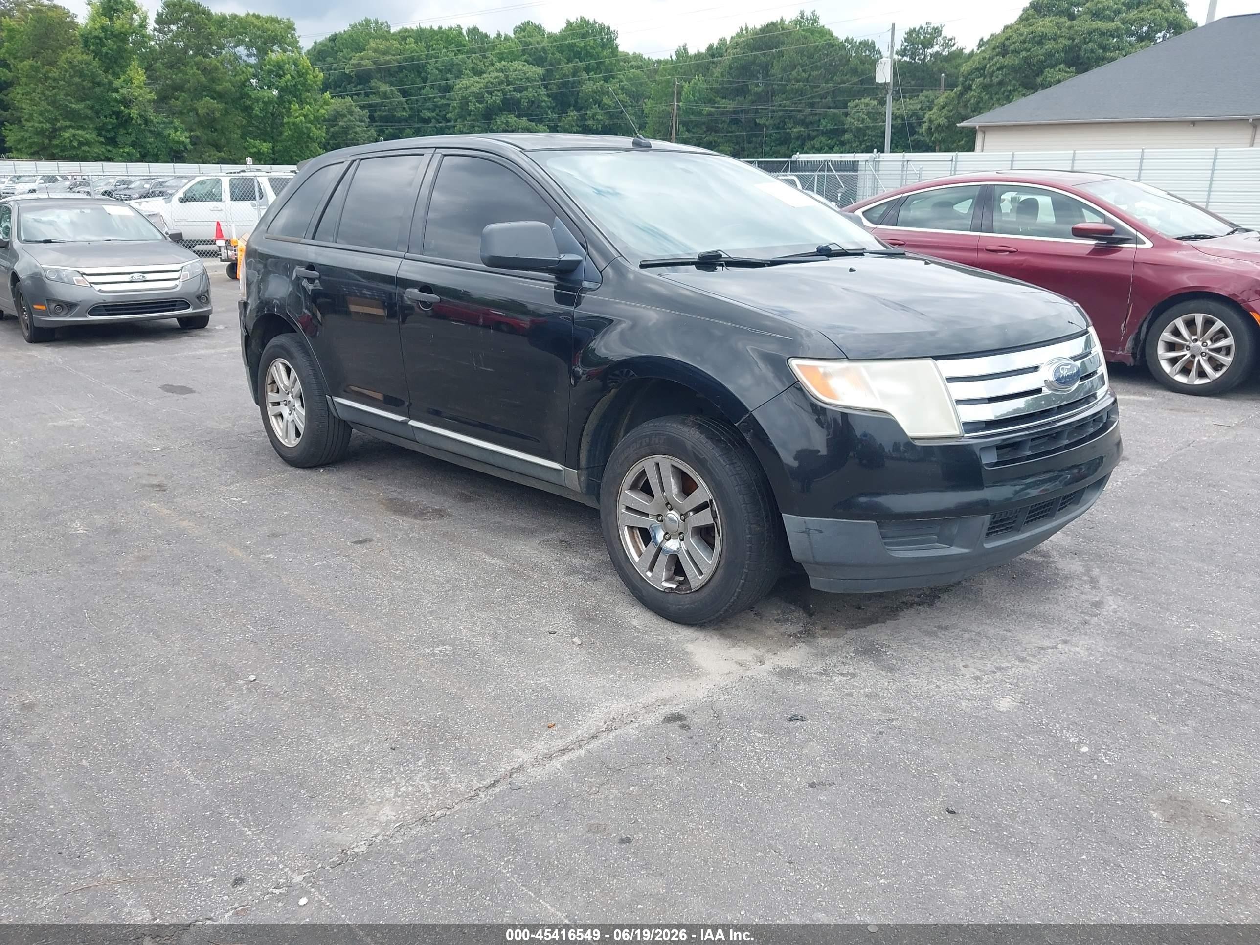 2010 Ford Edge Se Black vin: 2FMDK3GC4ABB39556