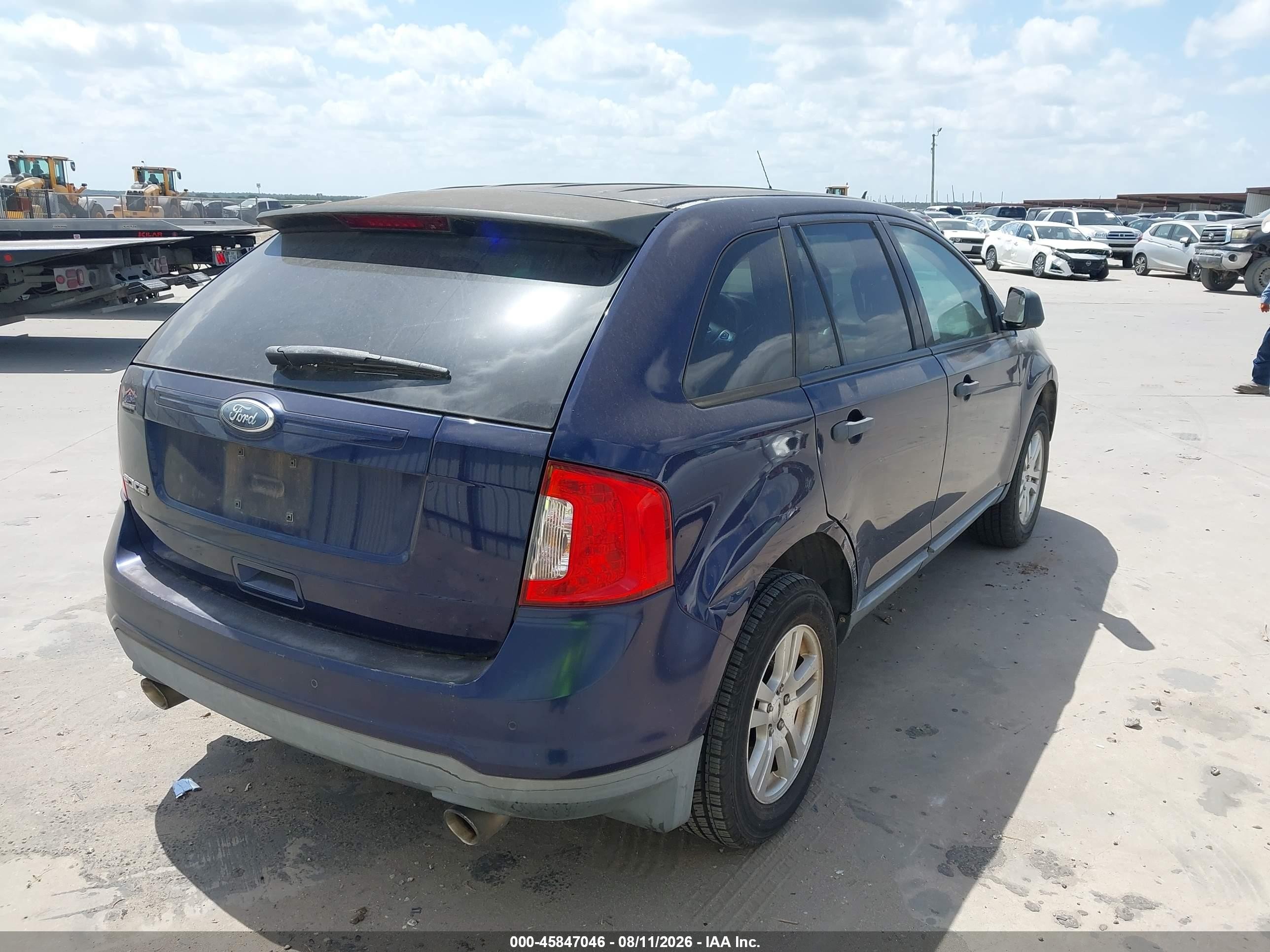 2011 Ford Edge Se Blue vin: 2FMDK3GC4BBA70031