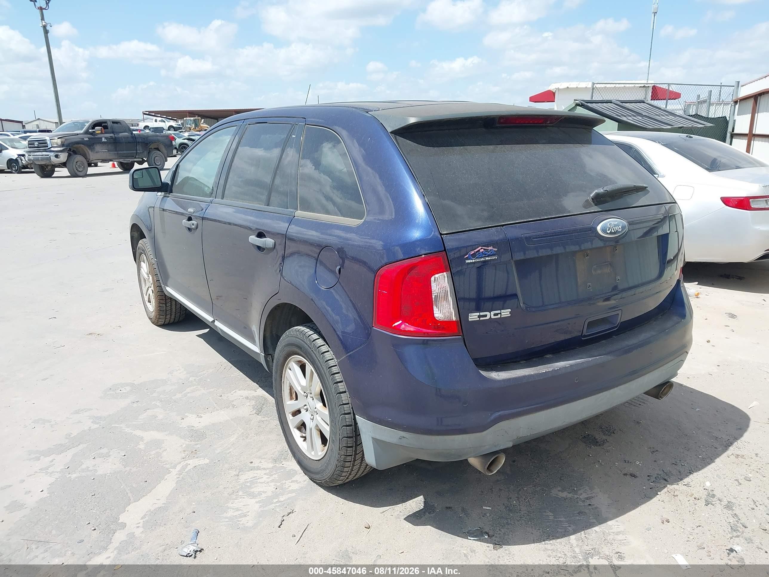2011 Ford Edge Se Blue vin: 2FMDK3GC4BBA70031