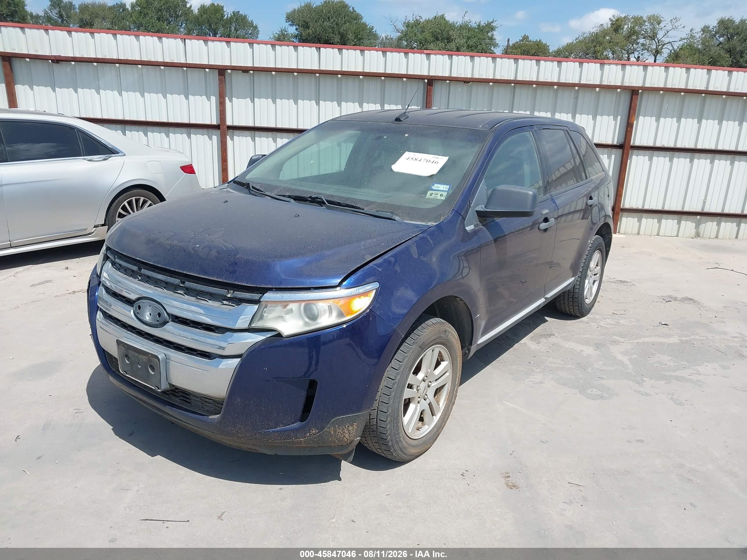2011 Ford Edge Se Blue vin: 2FMDK3GC4BBA70031