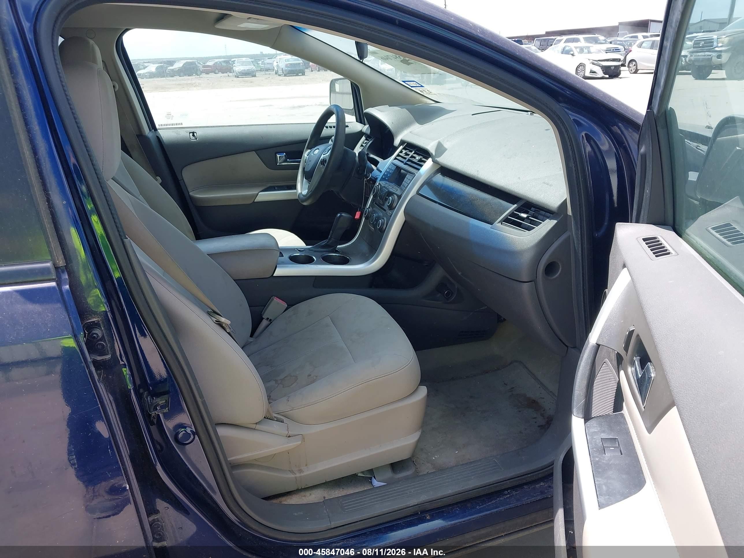 2011 Ford Edge Se Blue vin: 2FMDK3GC4BBA70031