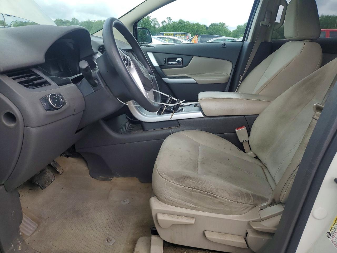 2011 Ford Edge Se White vin: 2FMDK3GC4BBA91333