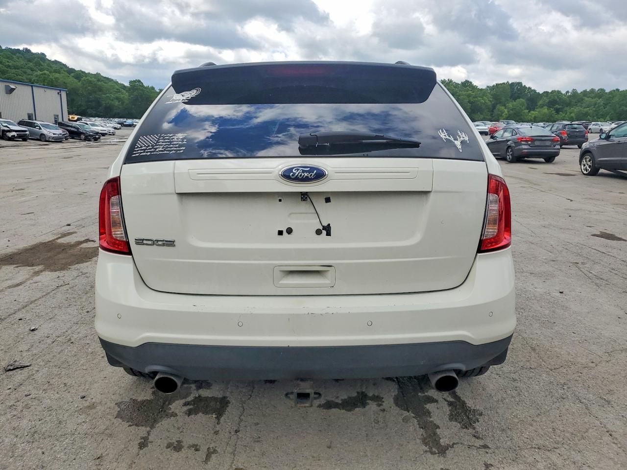 2011 Ford Edge Se White vin: 2FMDK3GC4BBA91333