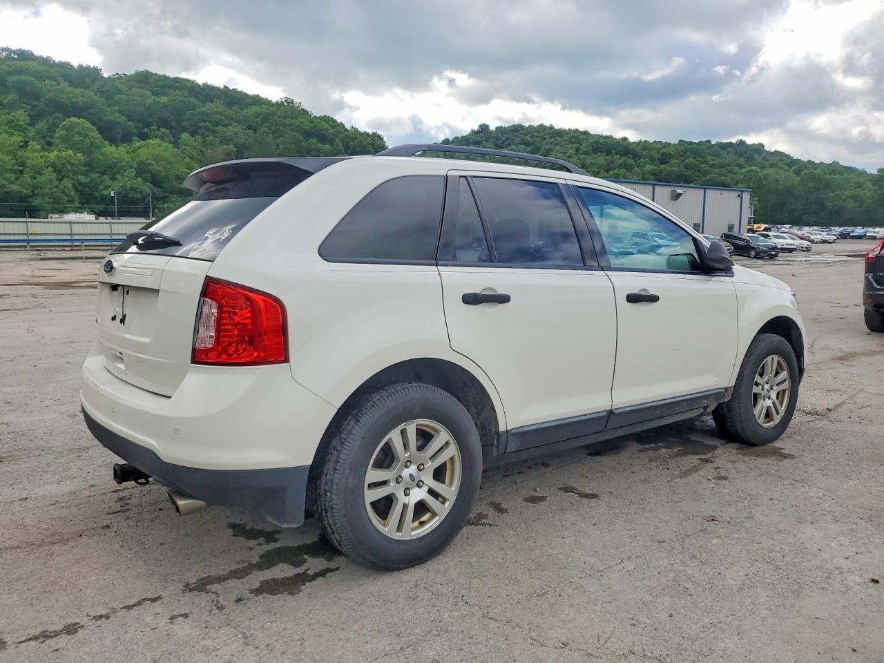 2011 Ford Edge Se White vin: 2FMDK3GC4BBA91333