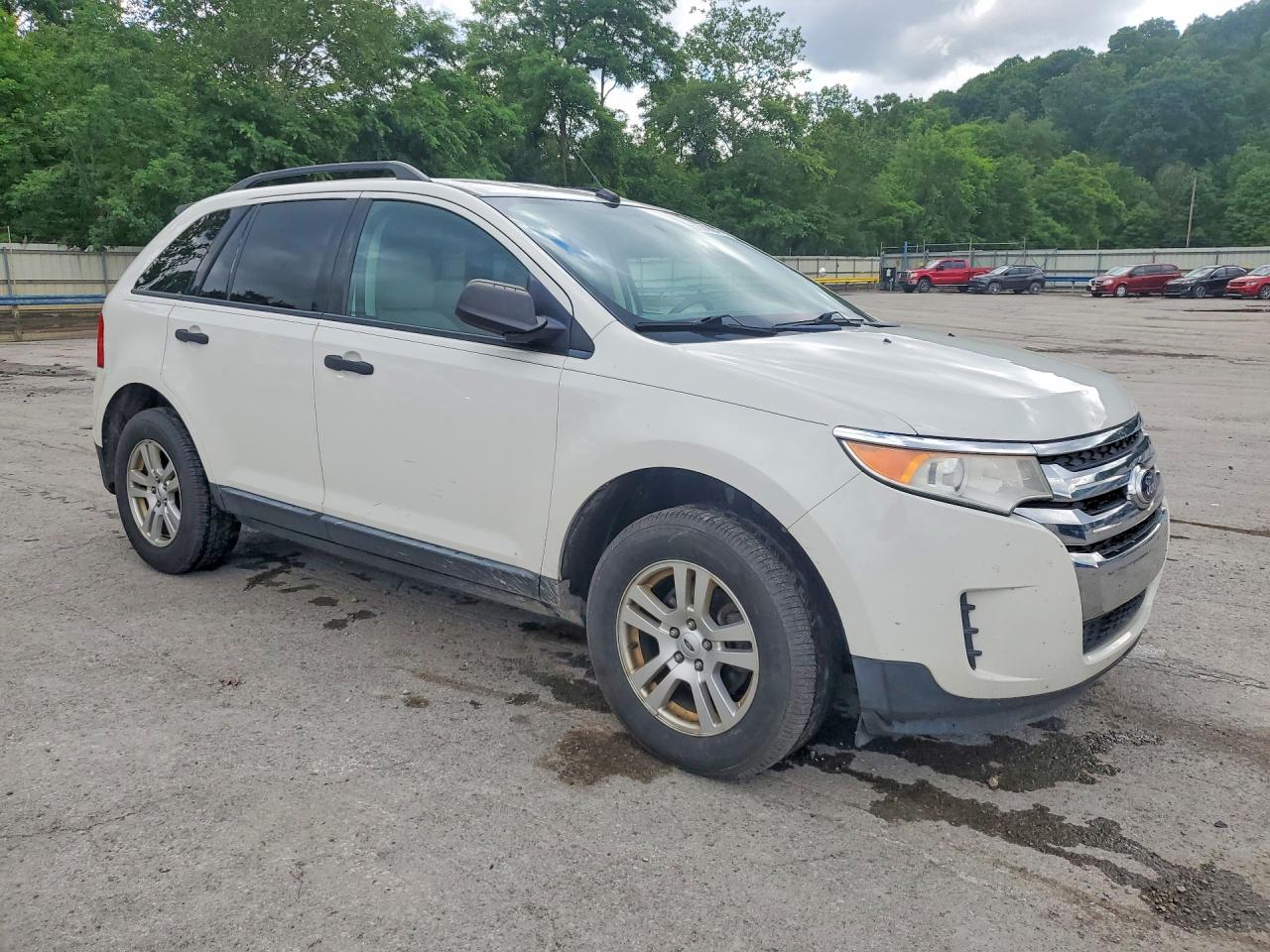2011 Ford Edge Se White vin: 2FMDK3GC4BBA91333