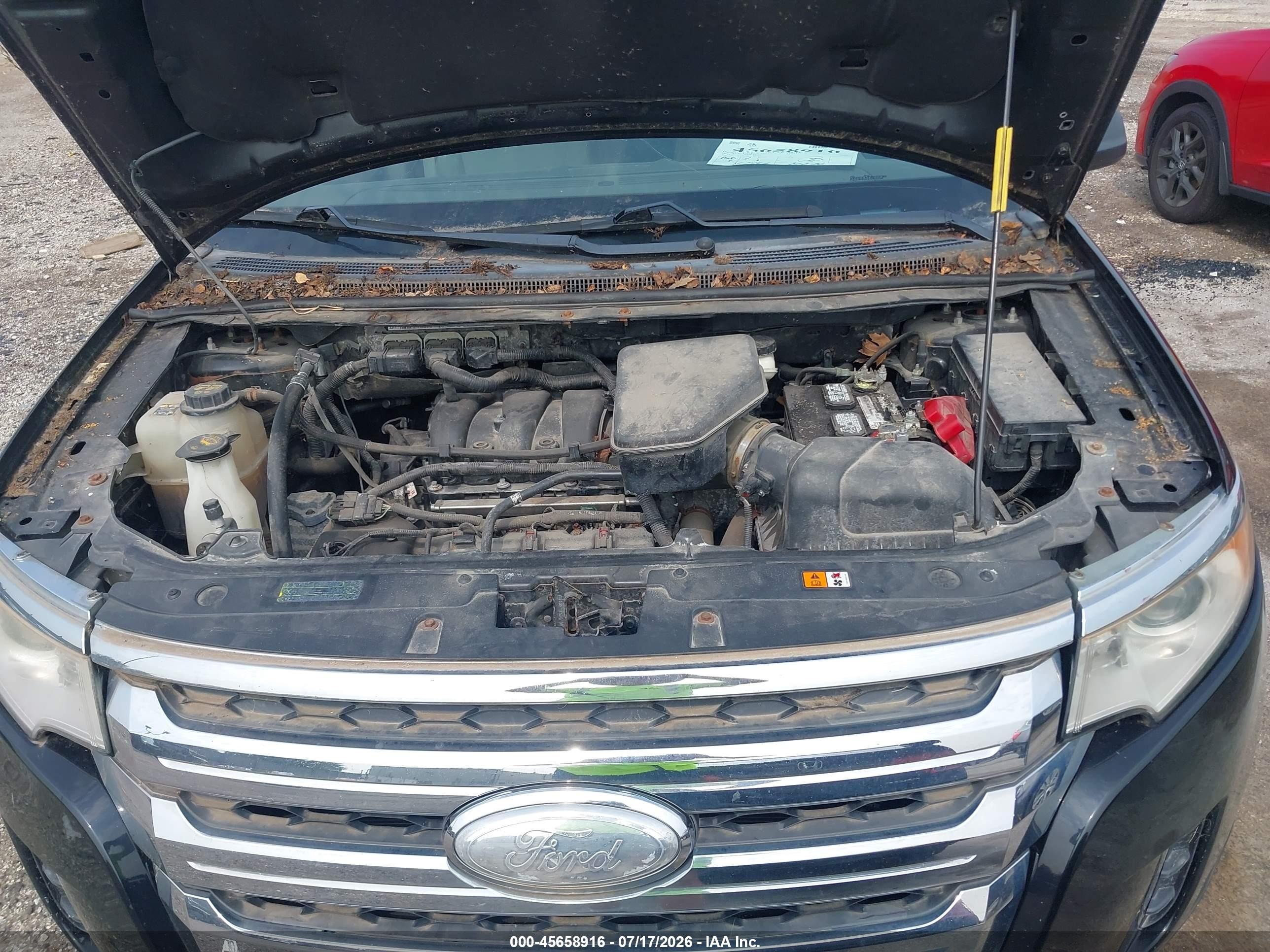 2011 Ford Edge Se Черный vin: 2FMDK3GC4BBB65530