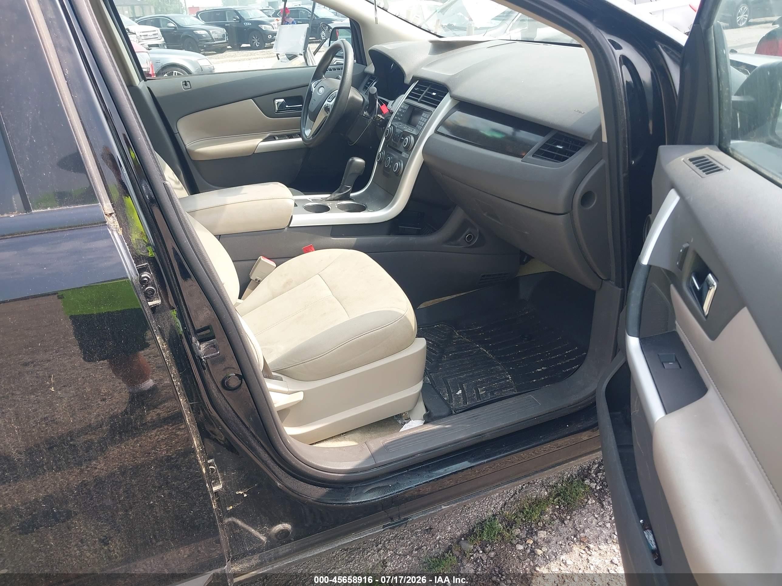 2011 Ford Edge Se Черный vin: 2FMDK3GC4BBB65530