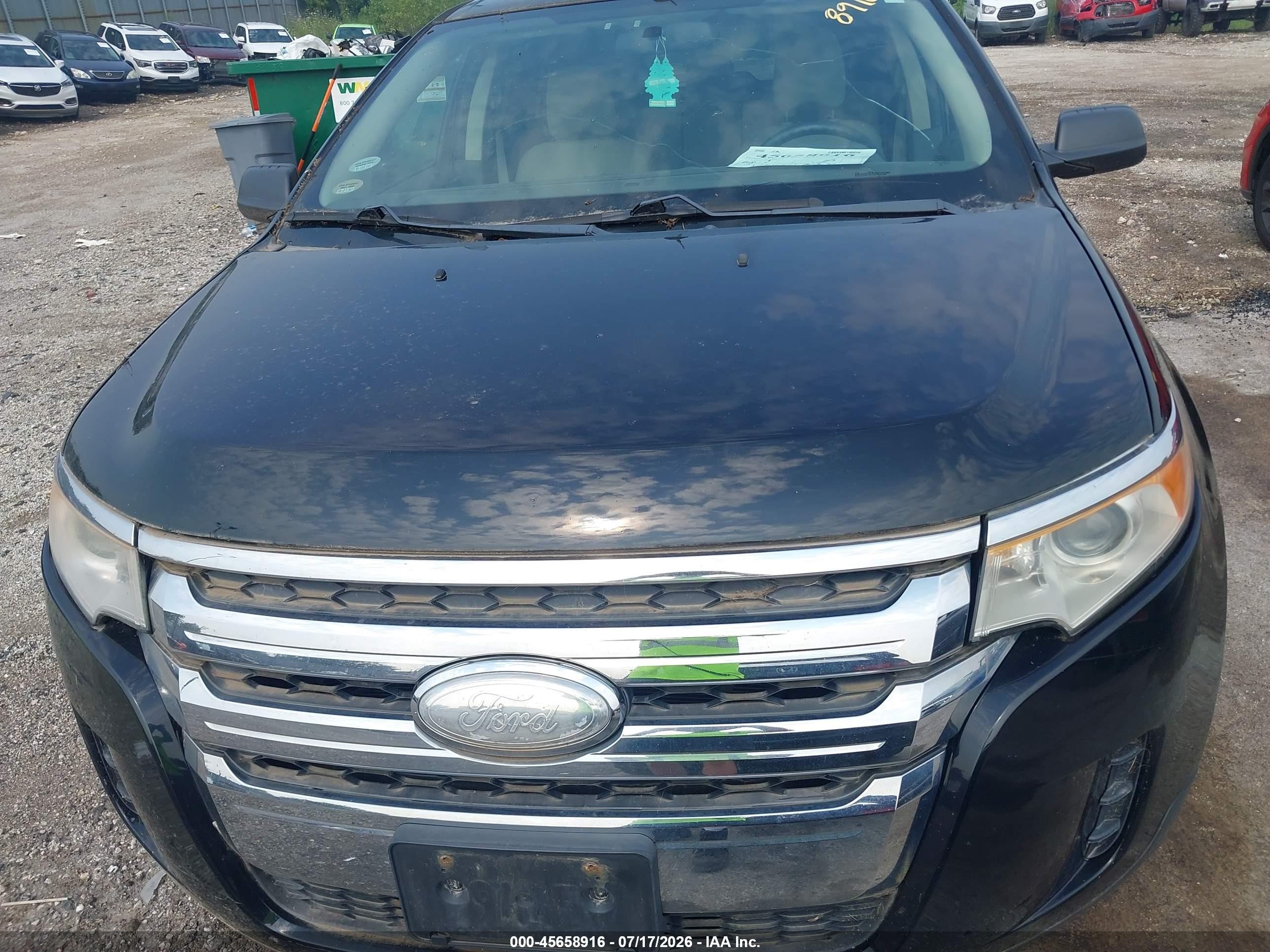 2011 Ford Edge Se Черный vin: 2FMDK3GC4BBB65530