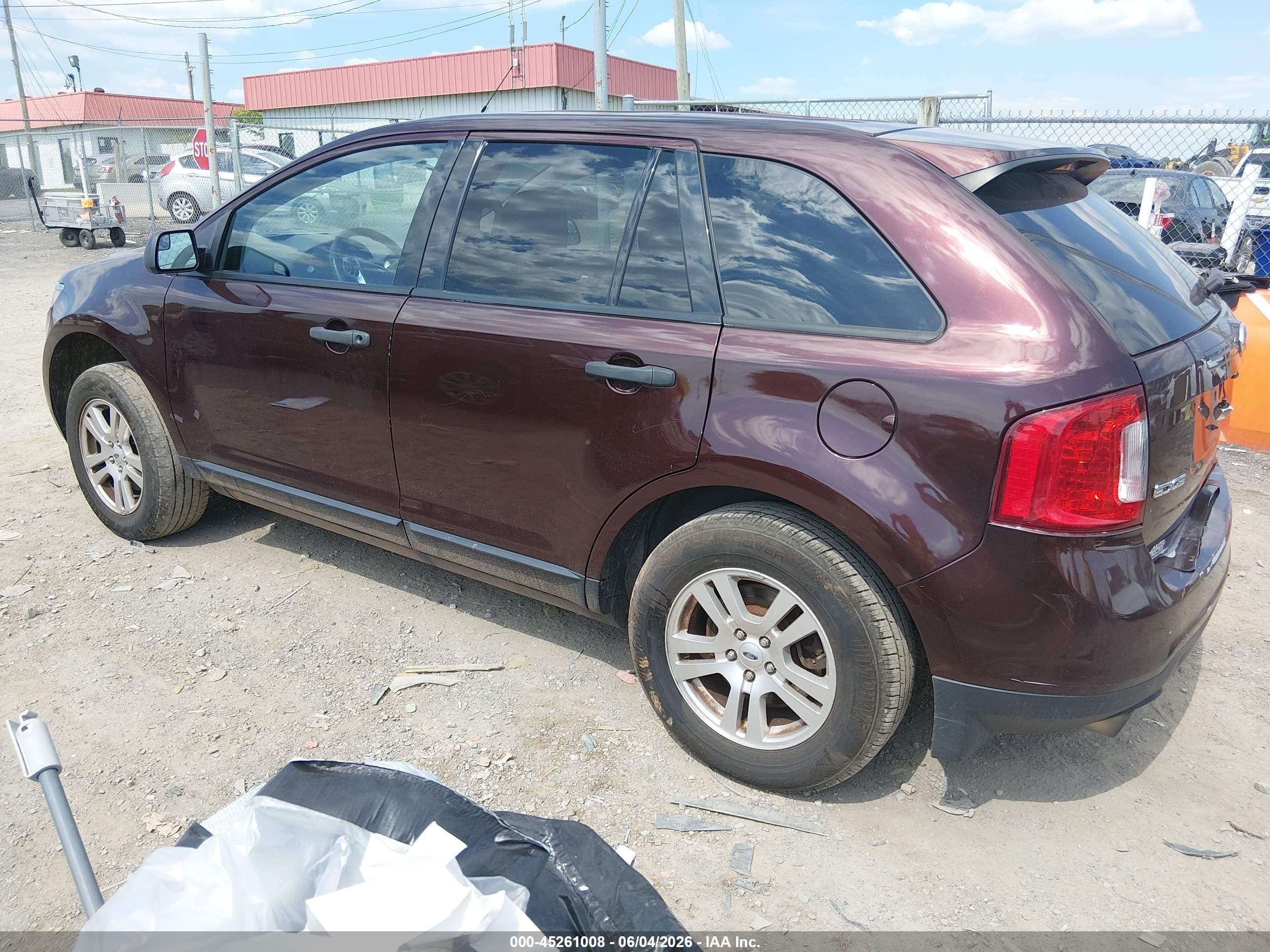 2012 Ford Edge Se Burgundy vin: 2FMDK3GC4CBA41016
